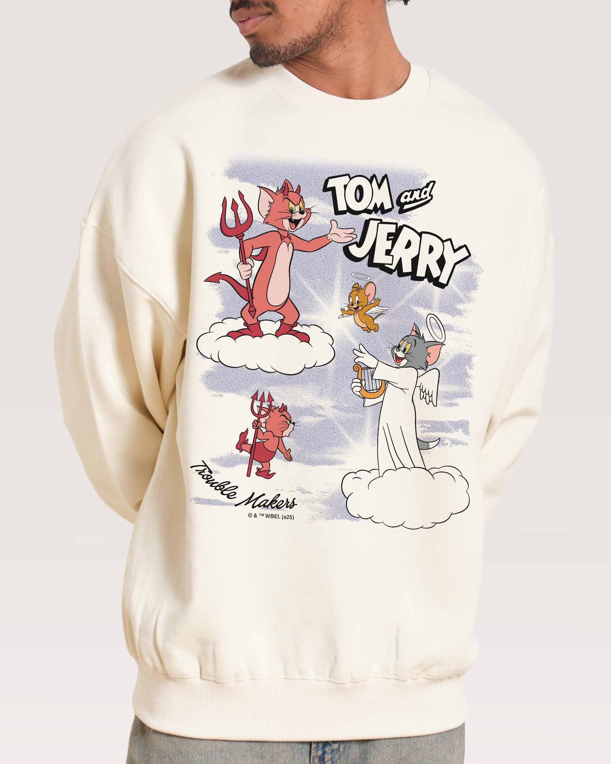Heaven and Hell Natural Sweatshirt