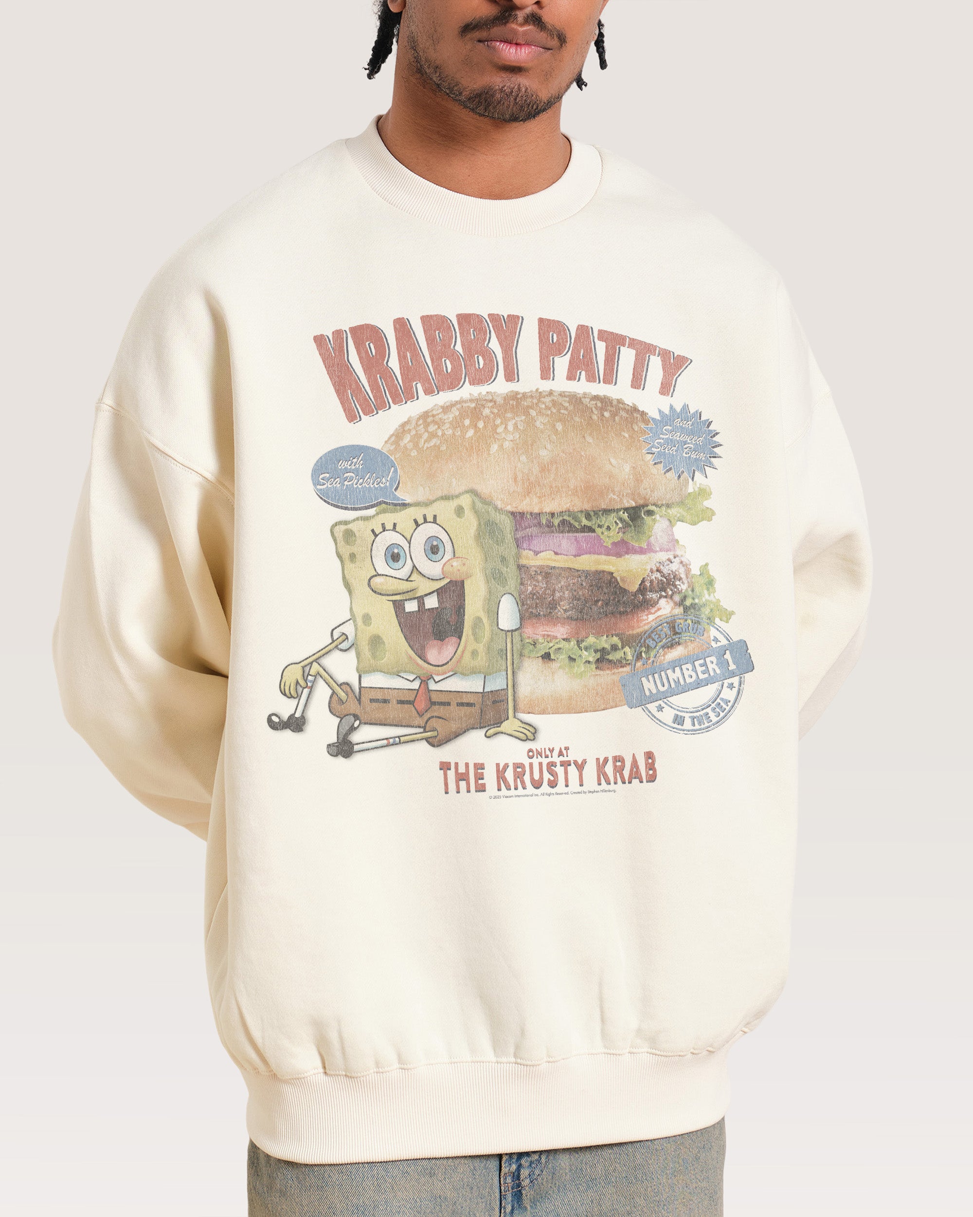 The Krabby Patty Natural Sweatshirt