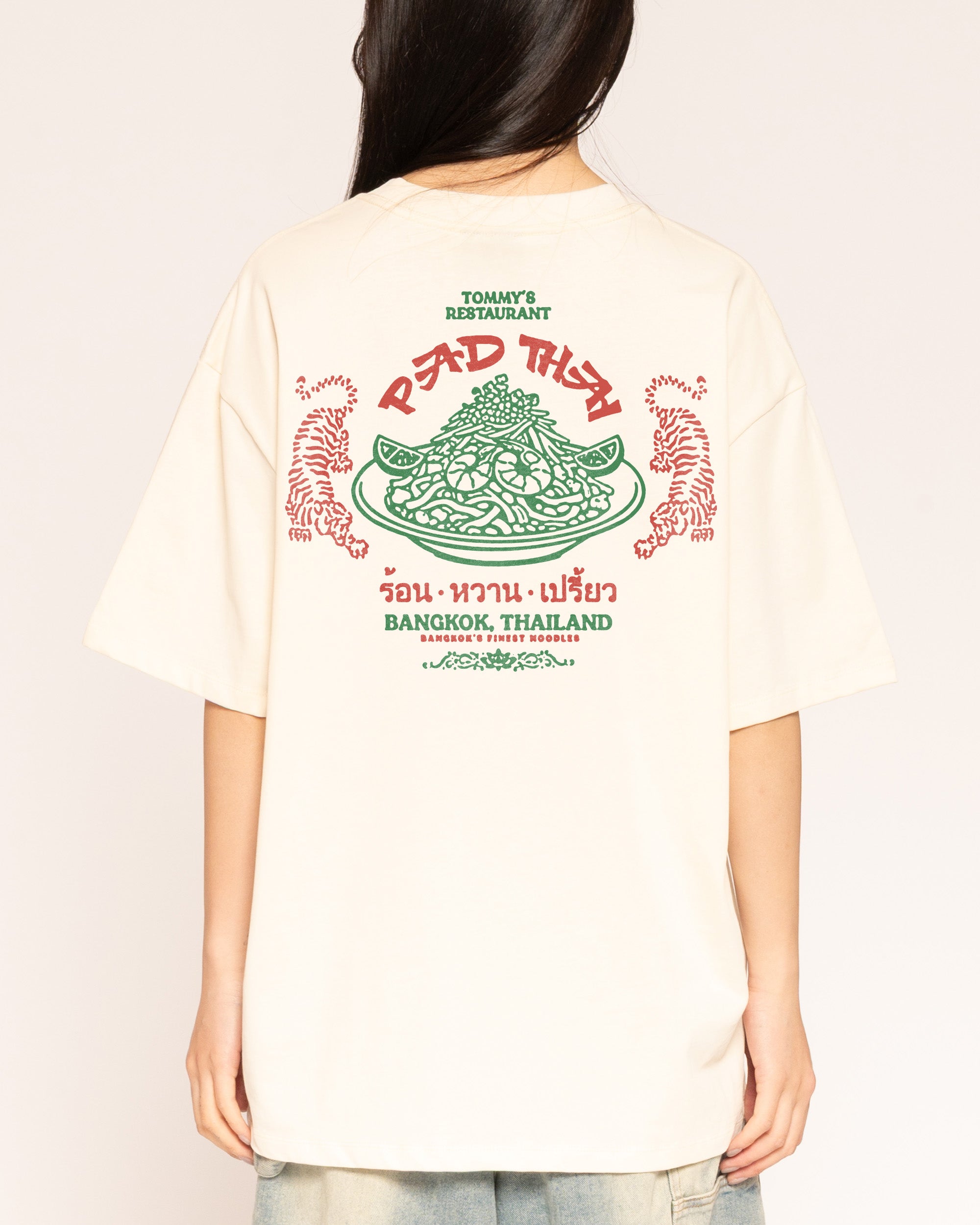 Pad Thai Dynasty Natural Oversized Tee