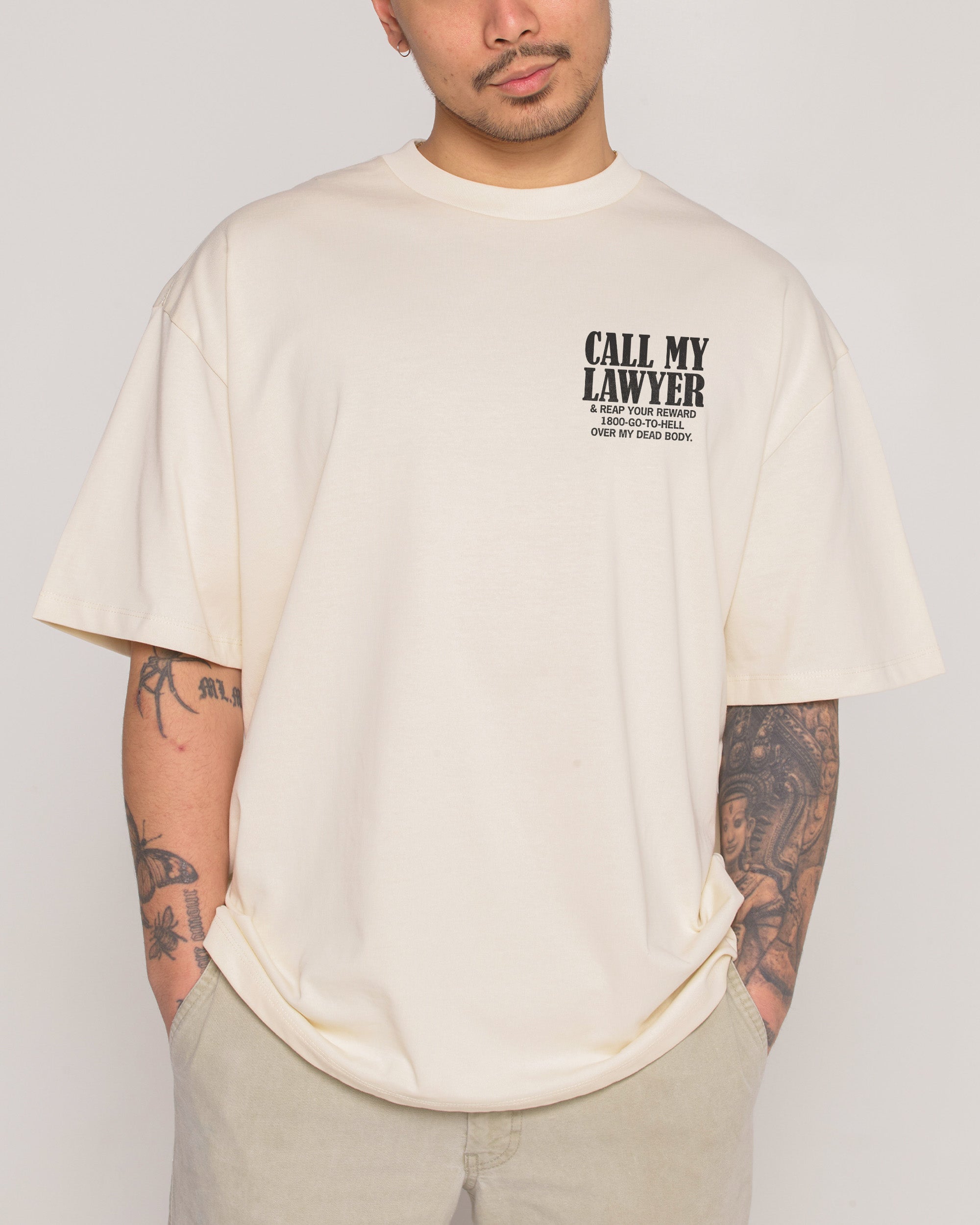 Call my Lawyer Reaper Edition Oversized Tee Australia Threadheads Online