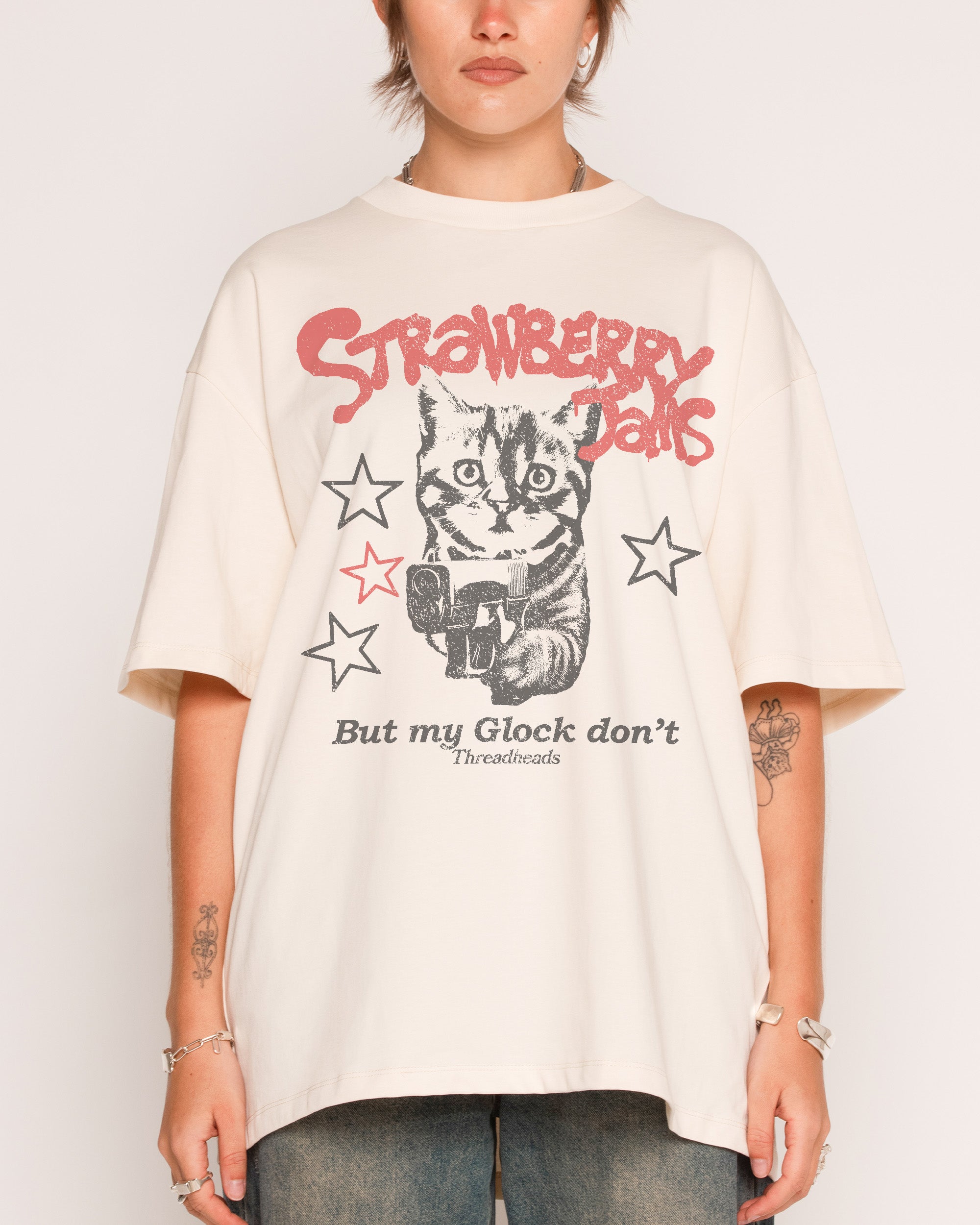 Strawberry Jams Oversized Tee Australia Threadheads Online