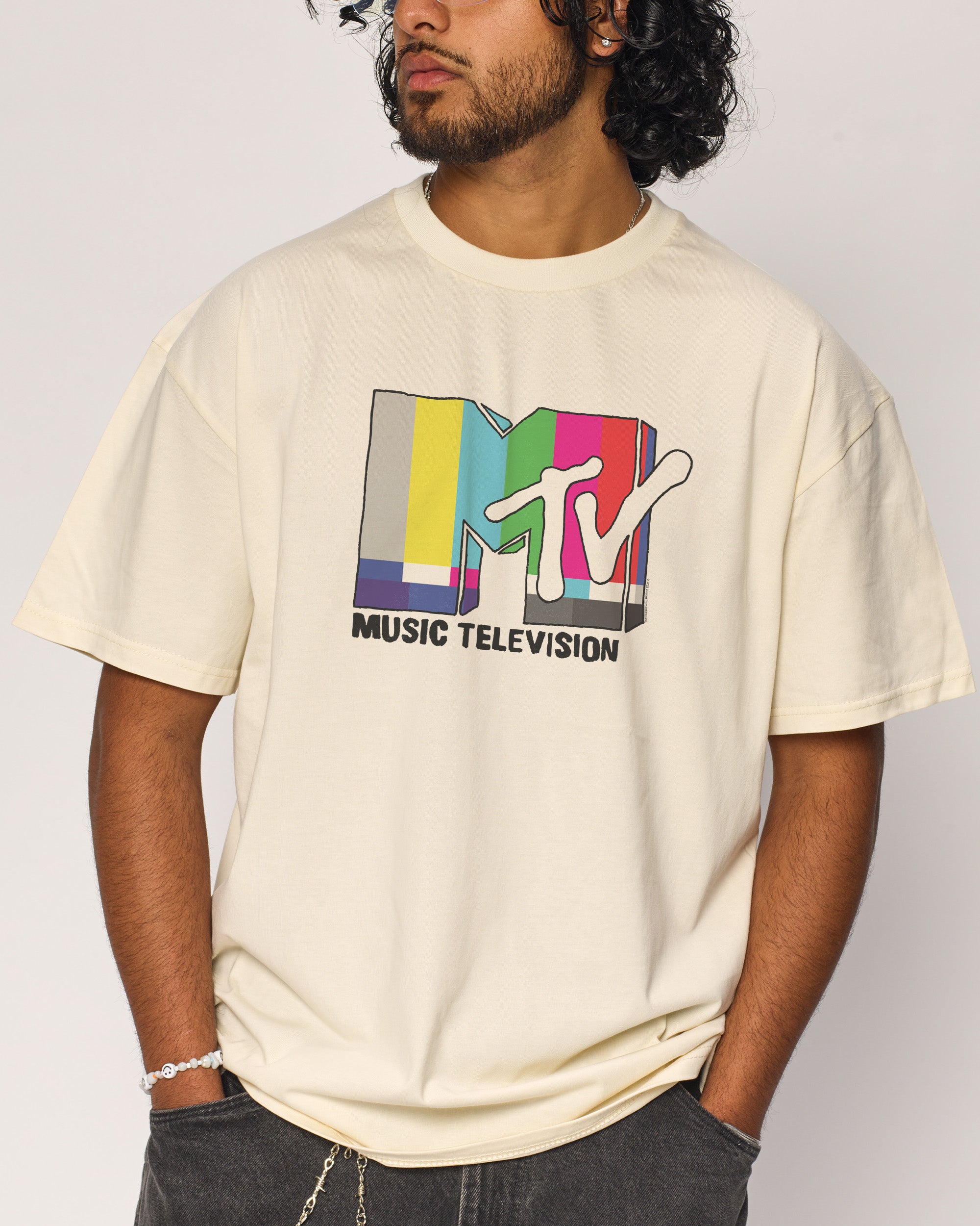 TV MTV Logo Oversized Tee | Official MTV collab