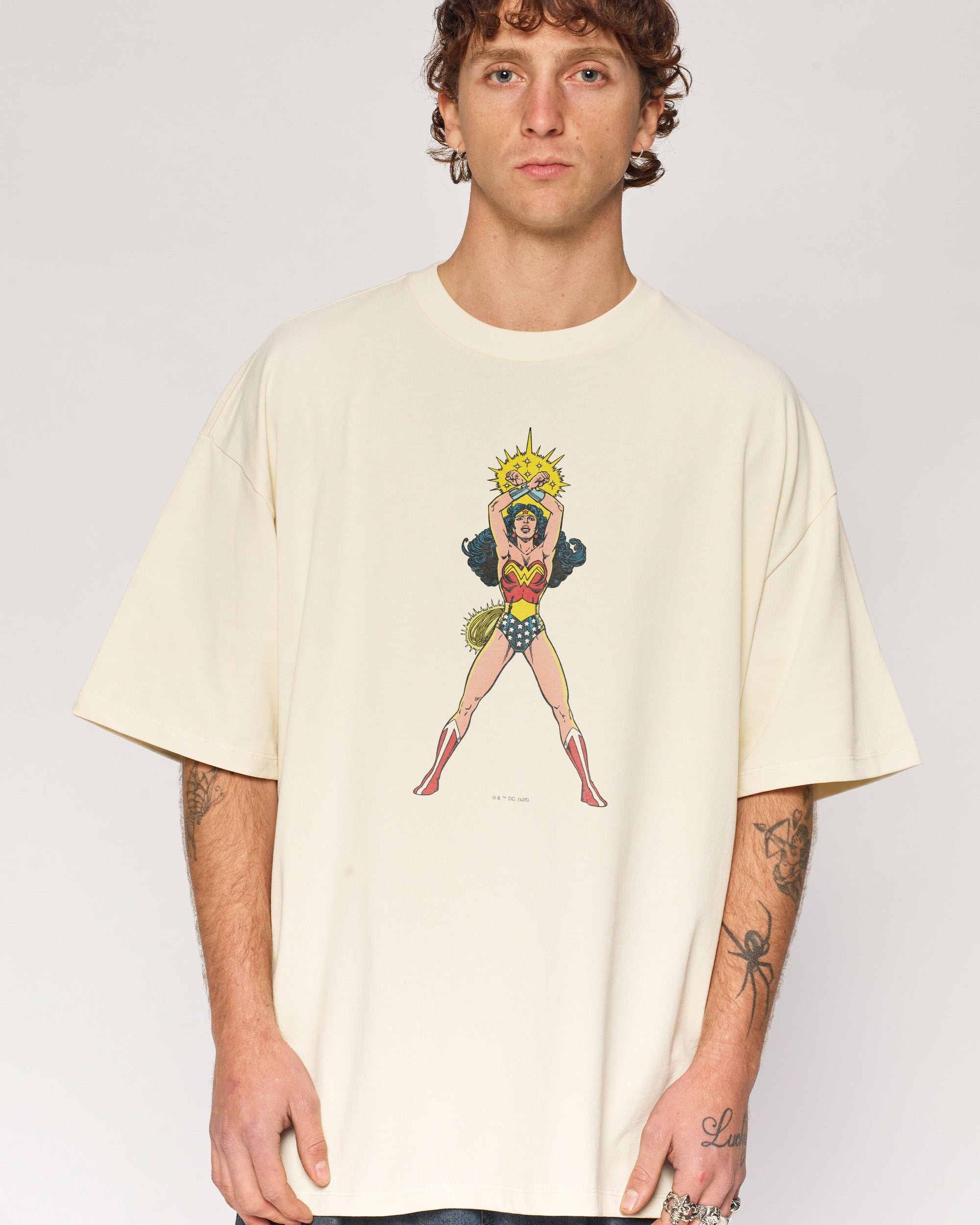 Wonder Woman Power Surge Oversized Tee Threadheads Australia Online