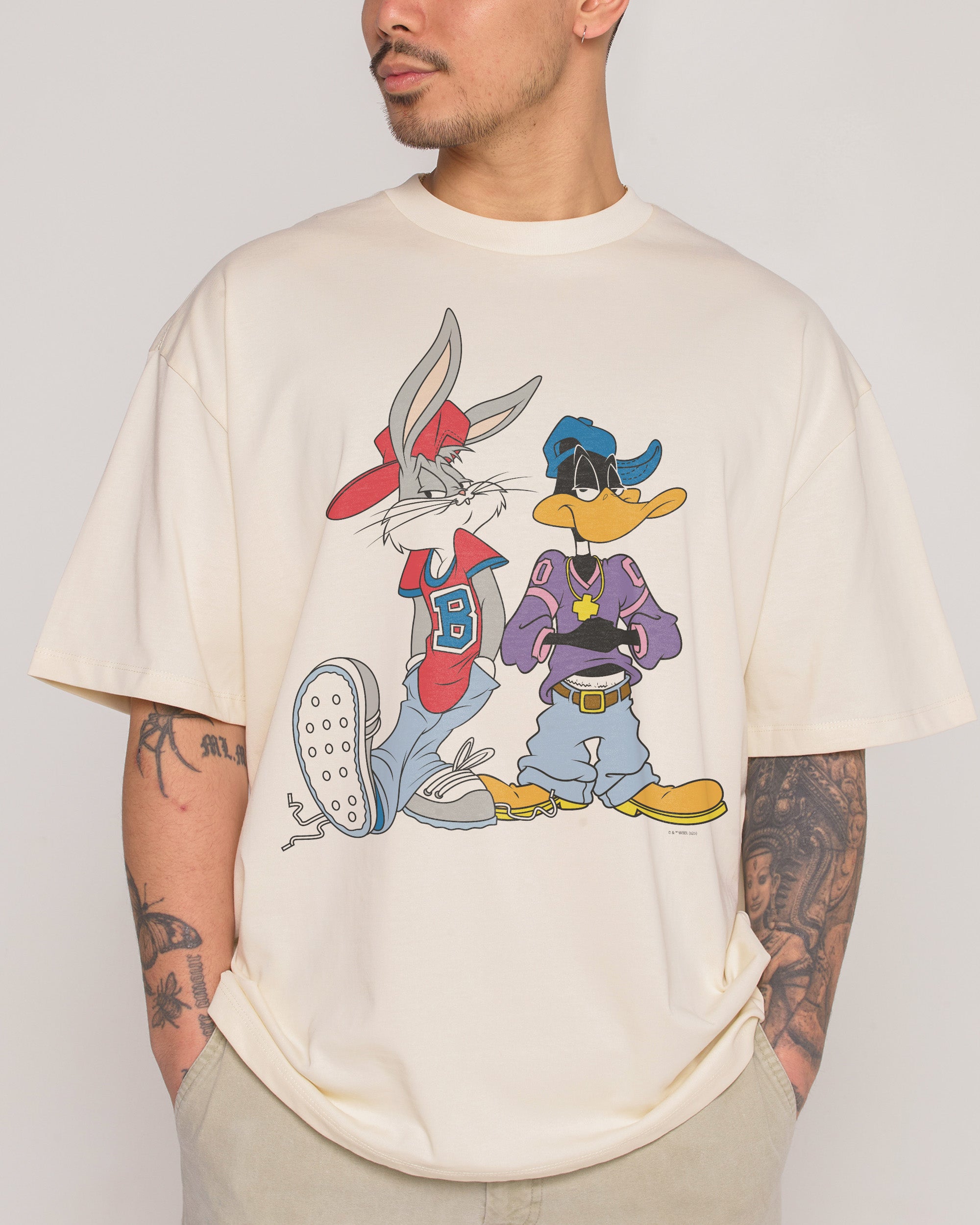 Bugs & Daffy West Coast Oversized Tee | Official Looney Tunes