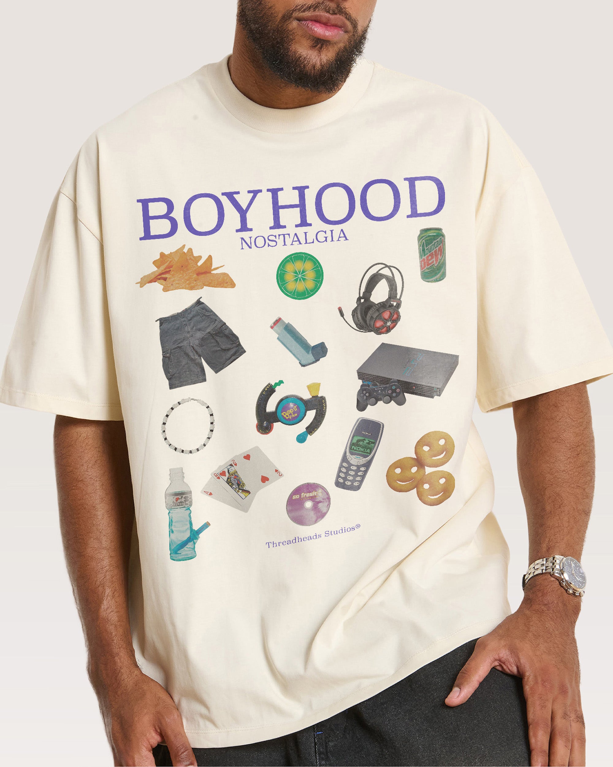 Boyhood Nostalgia Oversized Tee Threadheads Australia Online