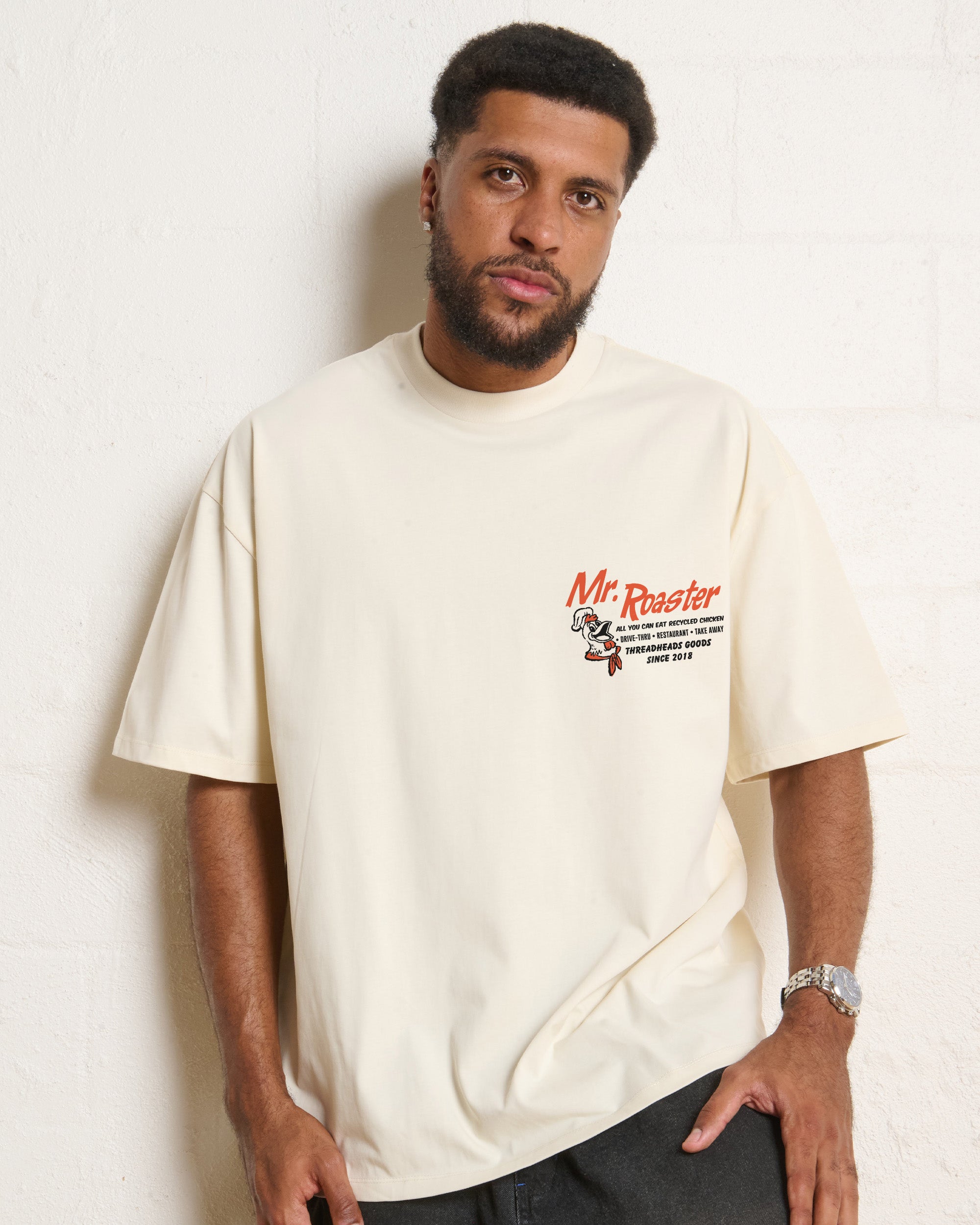 Mr. Roaster Fried Chicken Oversized Tee