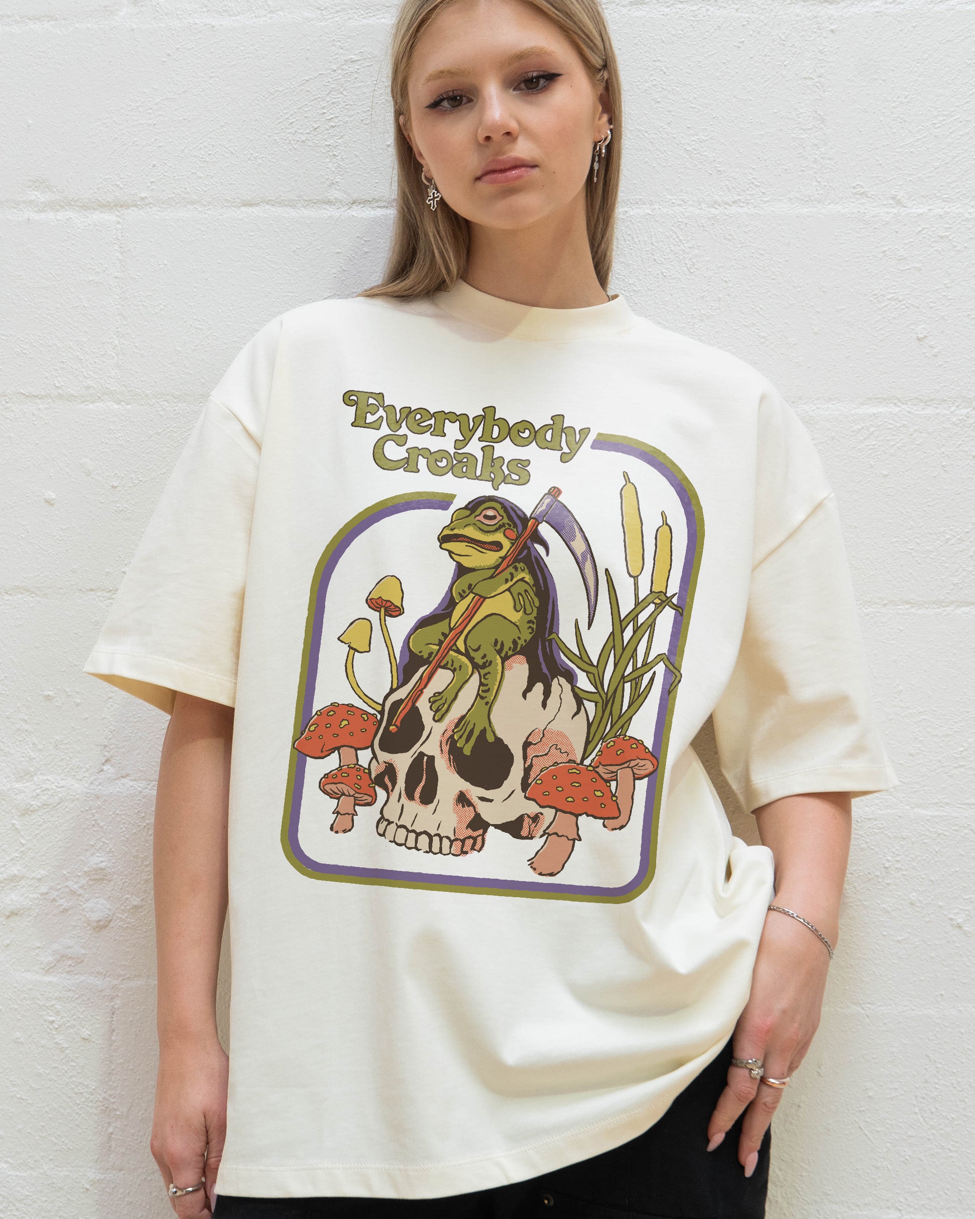 Everybody Croaks Oversized Tee Online Australia