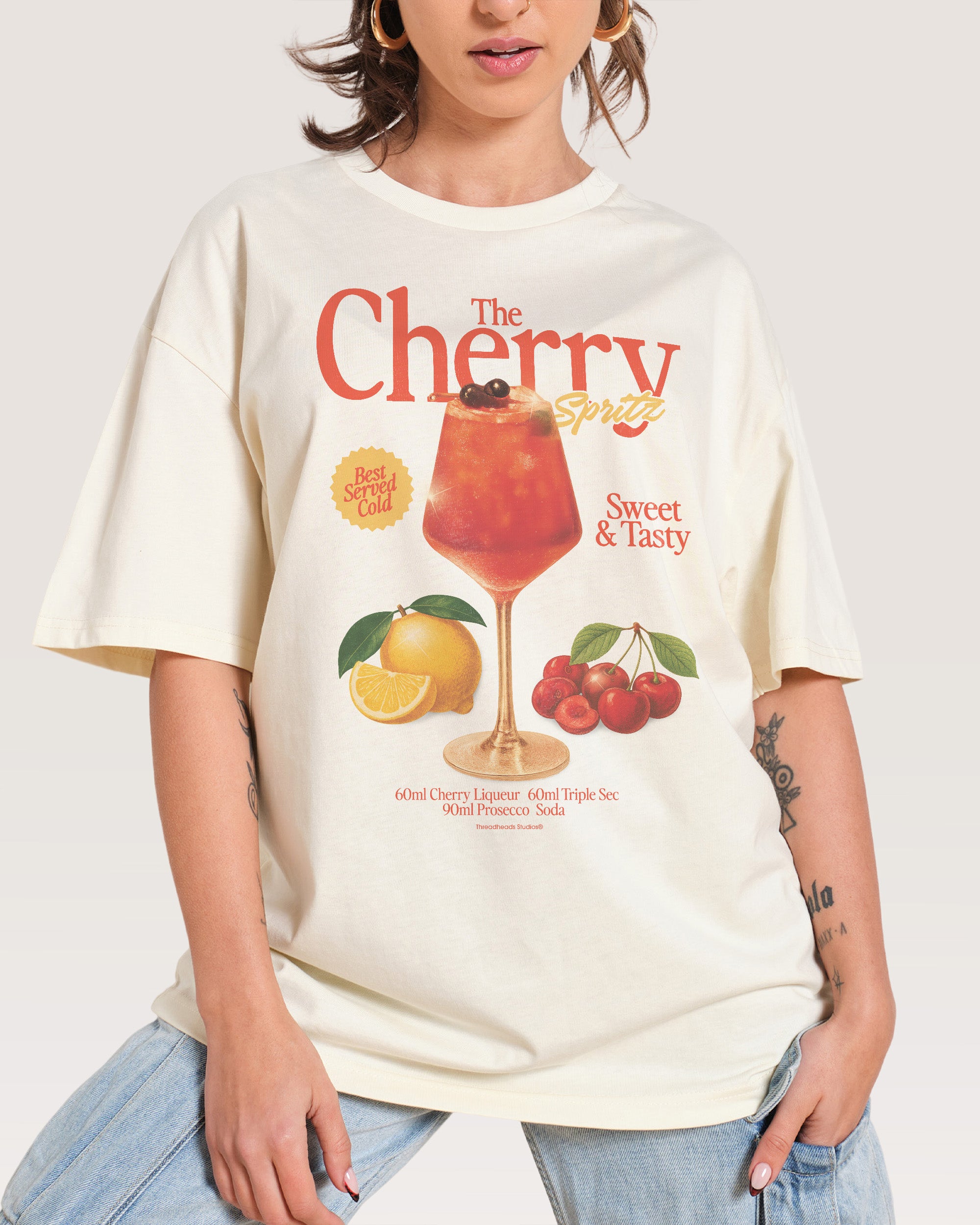 Cherry Spritz Oversized Tee Australia Threadheads Online