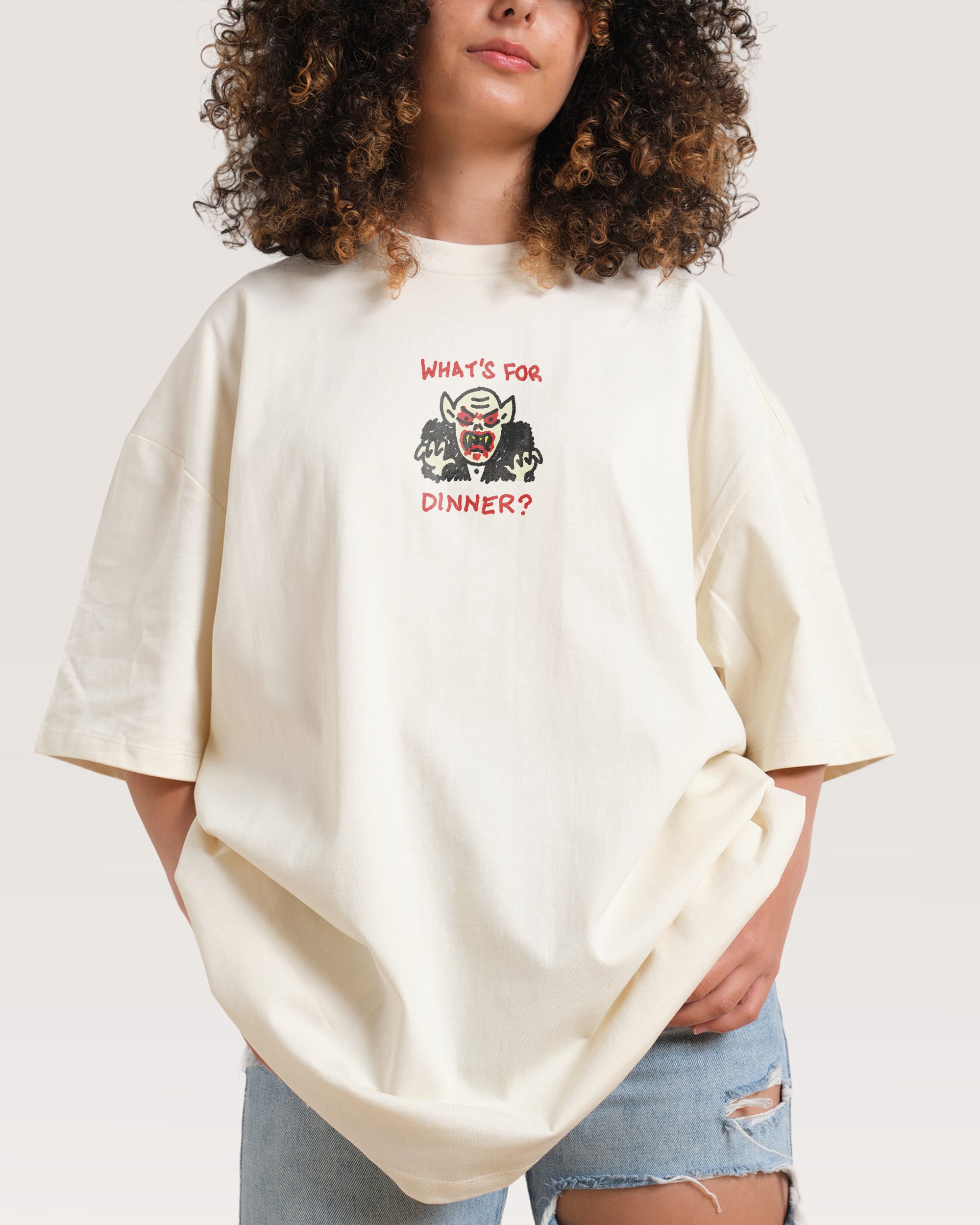 What's For Dinner? Oversized Tee Australia Threadheads Online