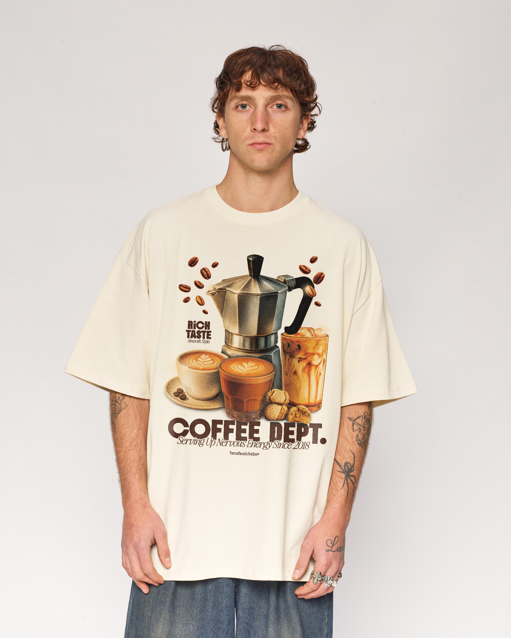 Coffee Dept Oversized Tee Threadheads Australia Online