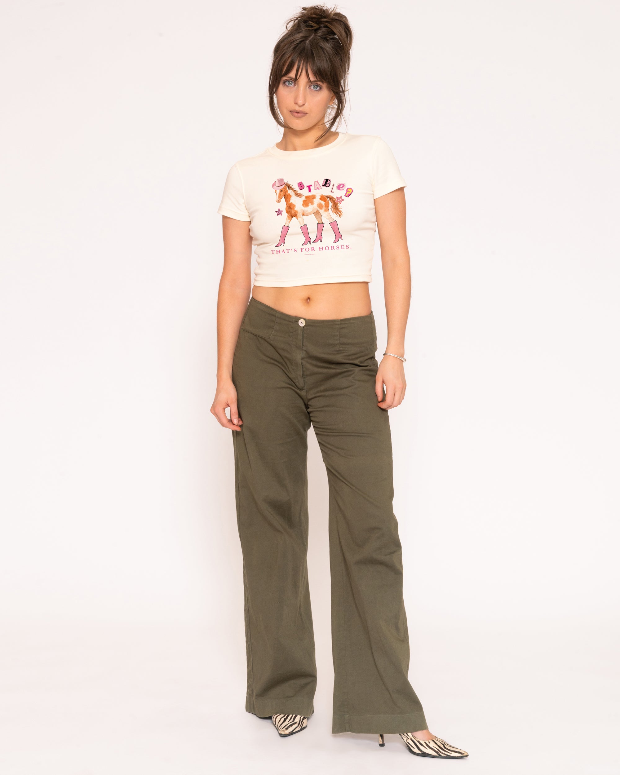 Stable? That's For Horses Natural Baby Tee