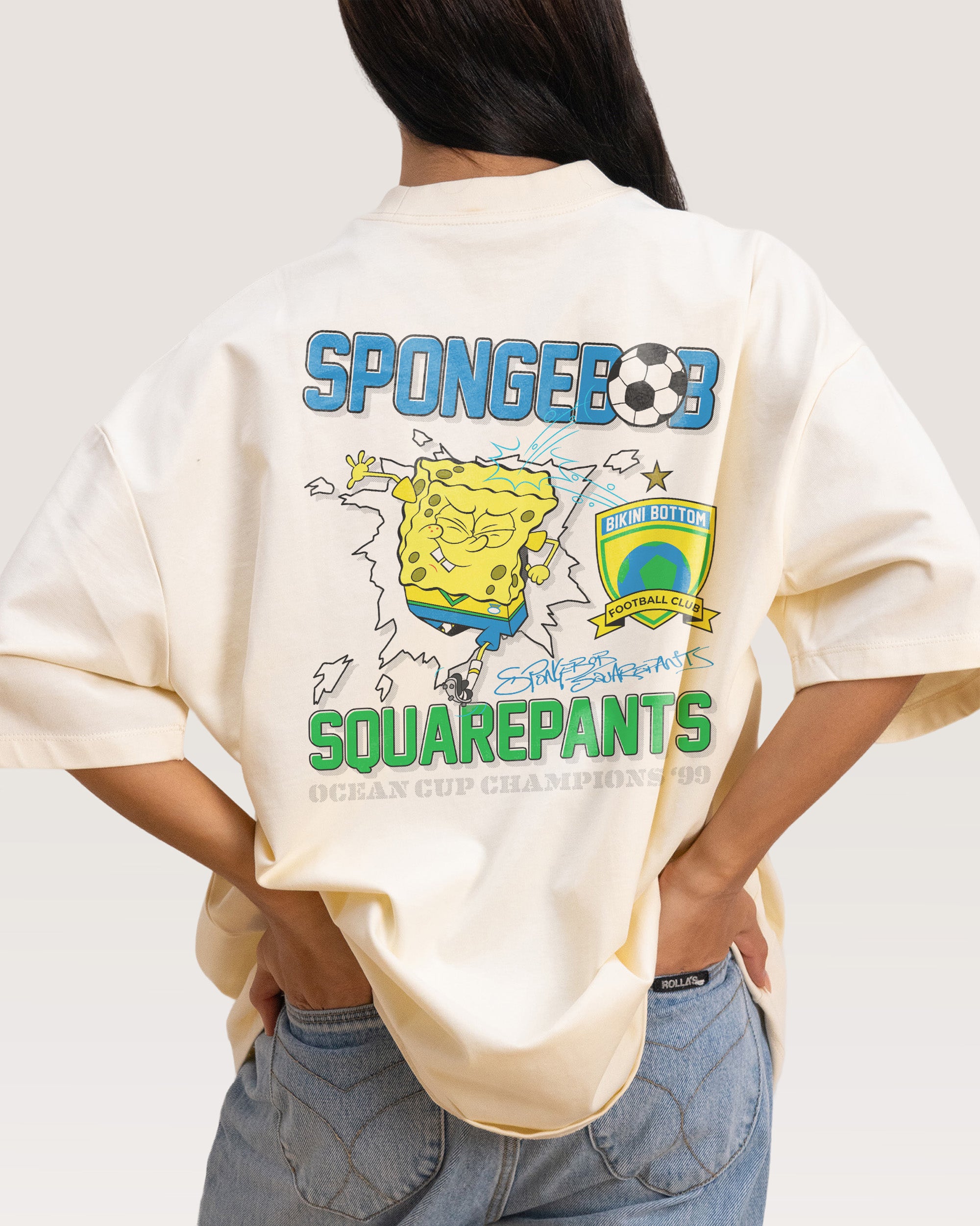 99 Champs Natural Oversized Tee