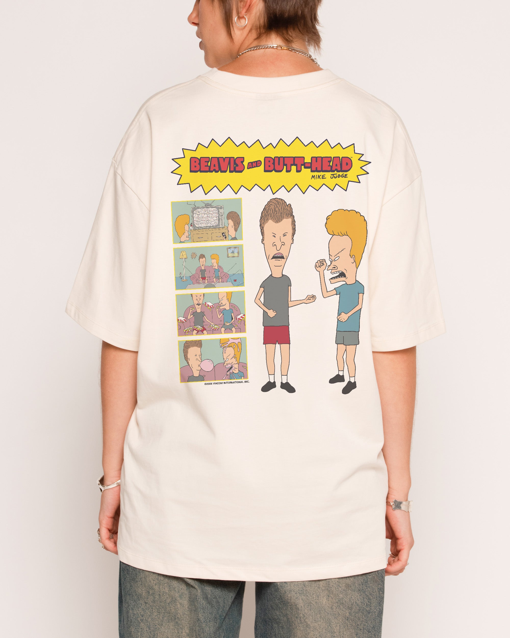 Couch Life Natural Oversized Tee