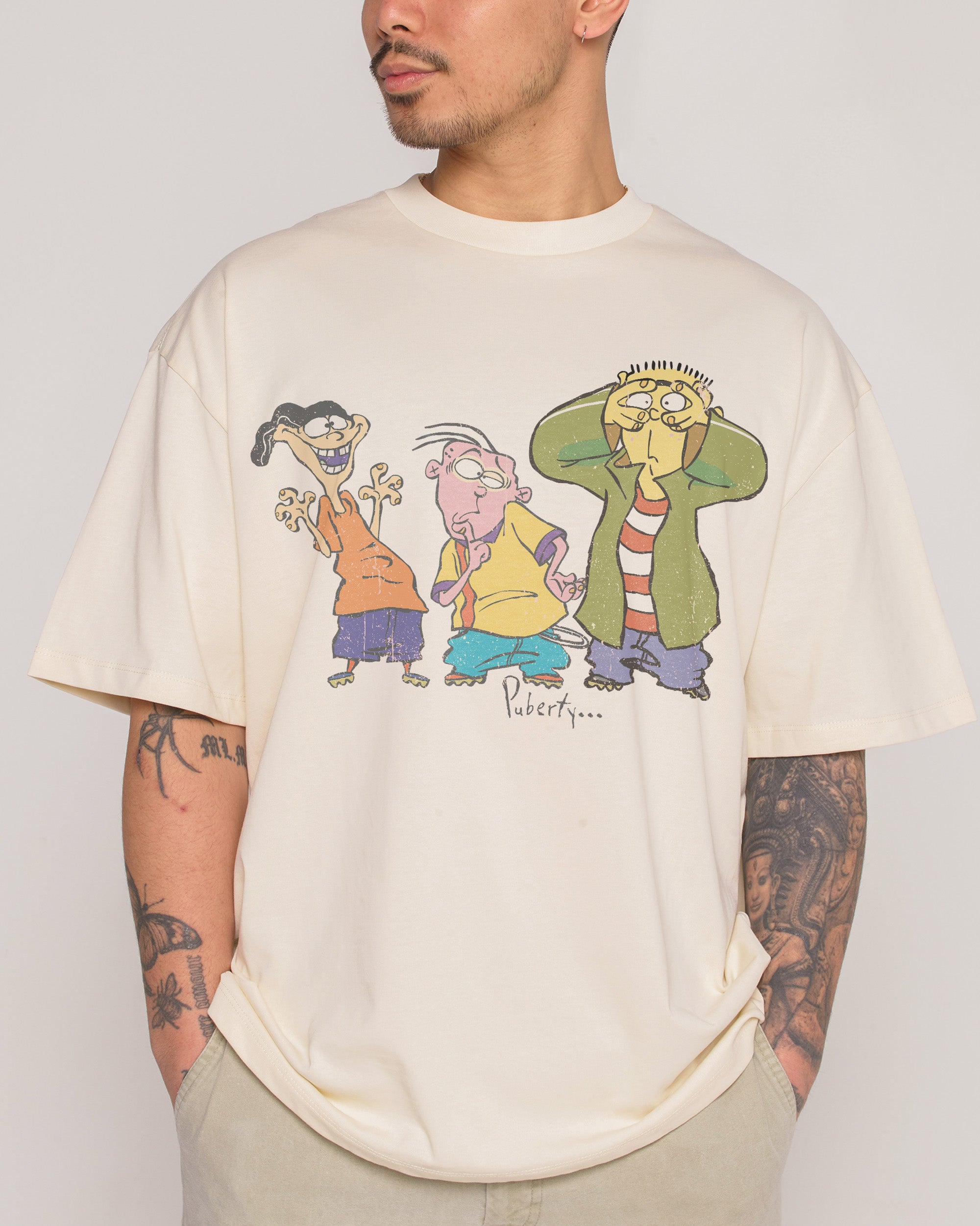 Puberty is Unforgiving Oversized Tee