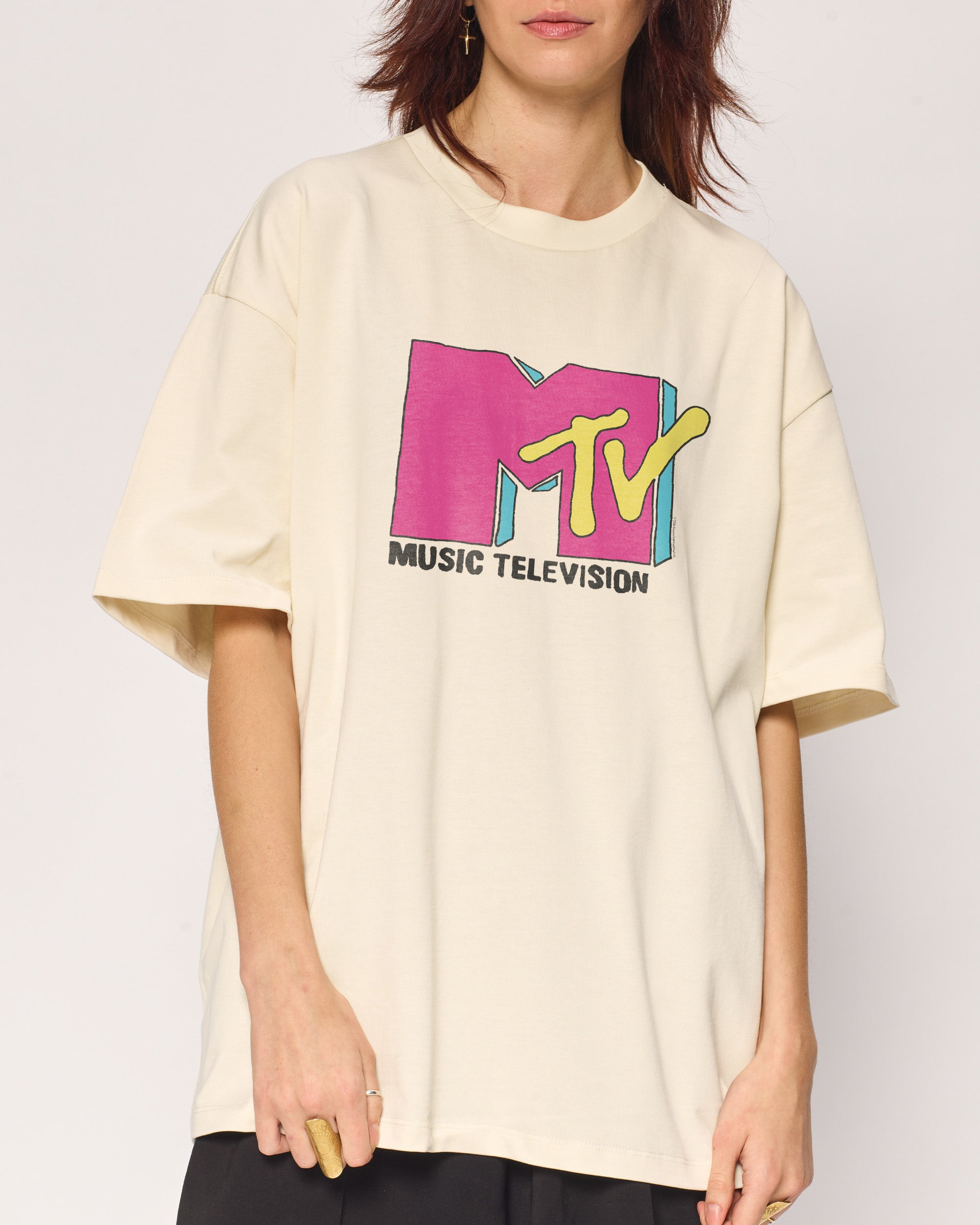 MTV Classic Logo Oversized Tee | Official MTV collab
