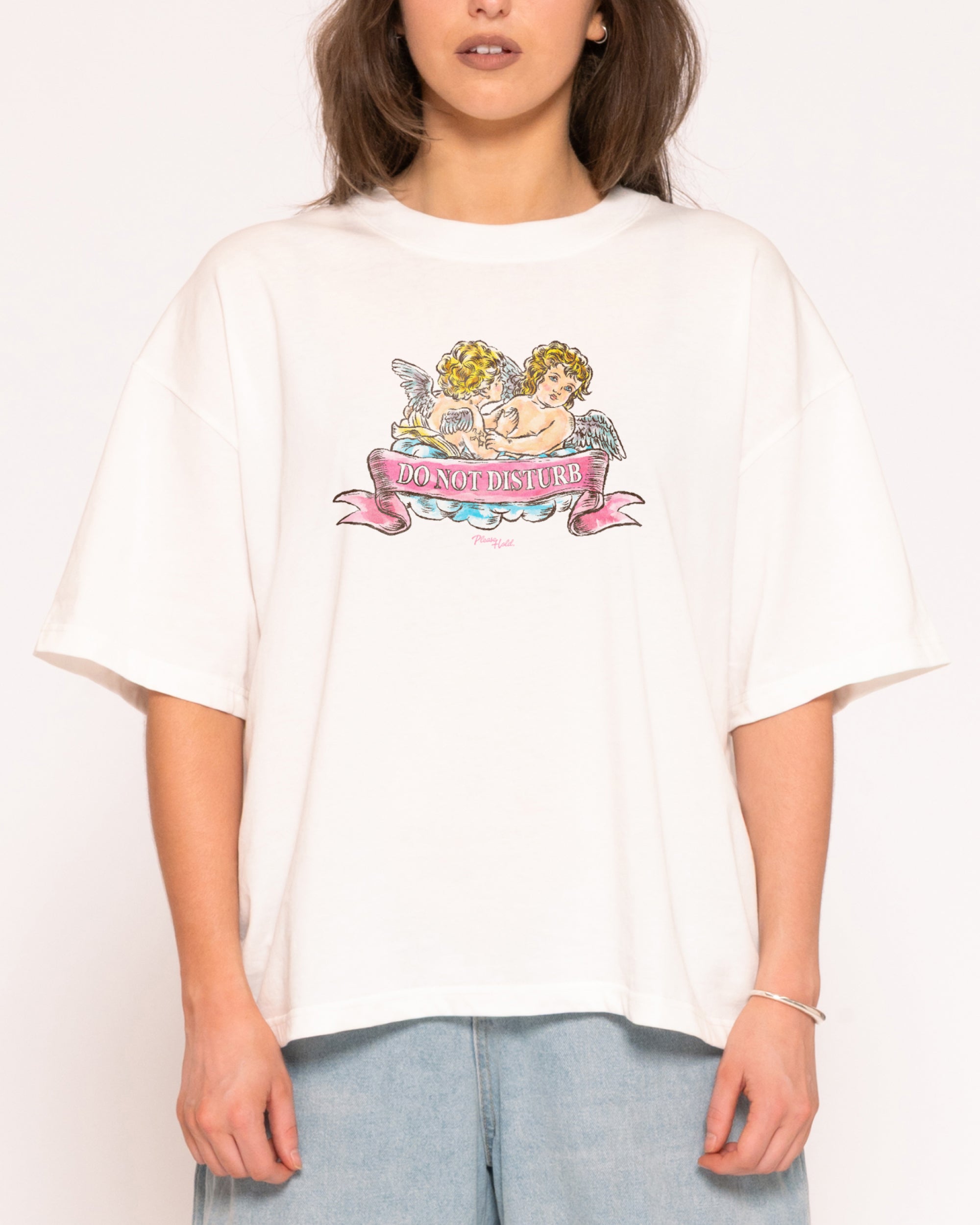 Do Not Disturb Boxy Crop Tee