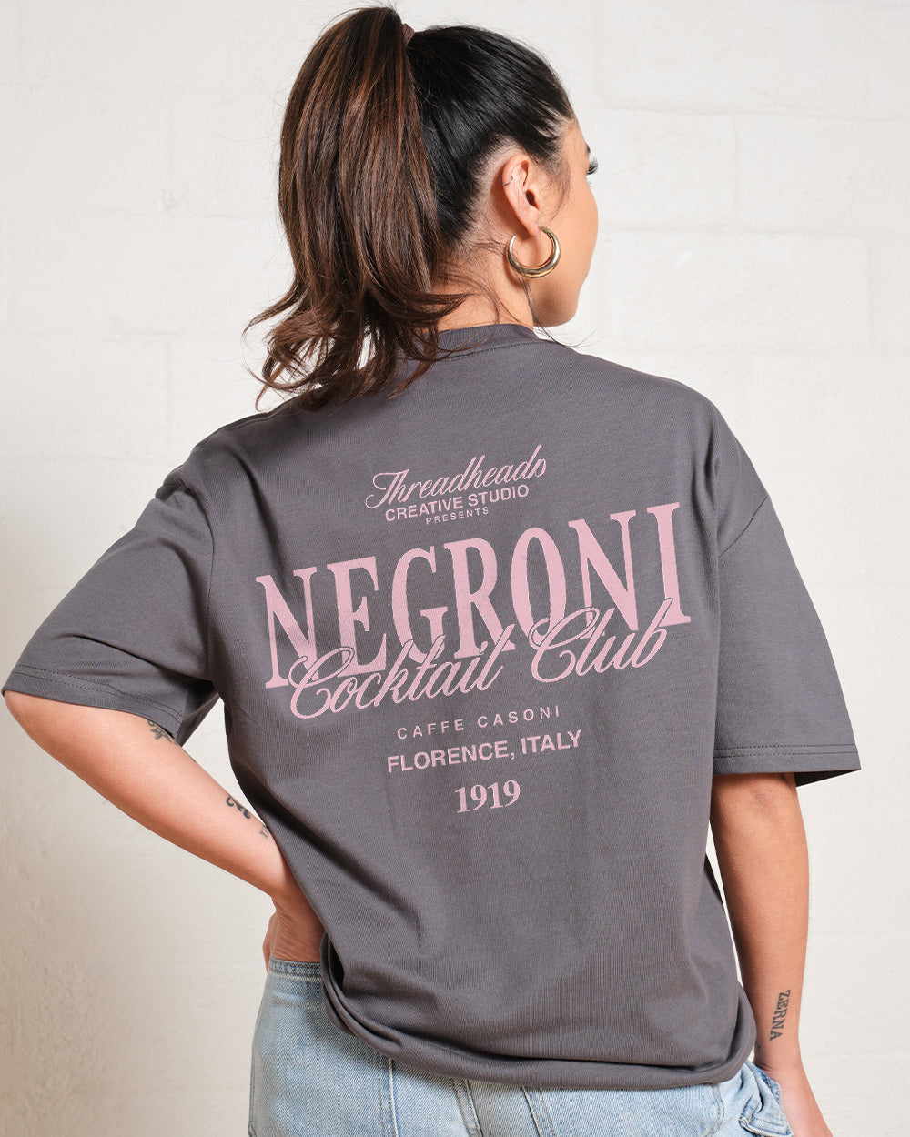 Negroni Cocktail Club Oversized Tee Online Australia