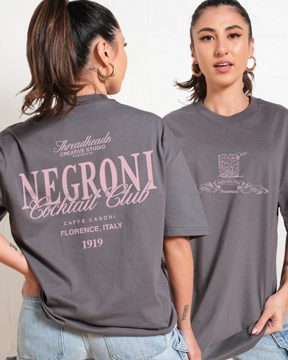 Negroni Cocktail Club Oversized Tee Online Australia