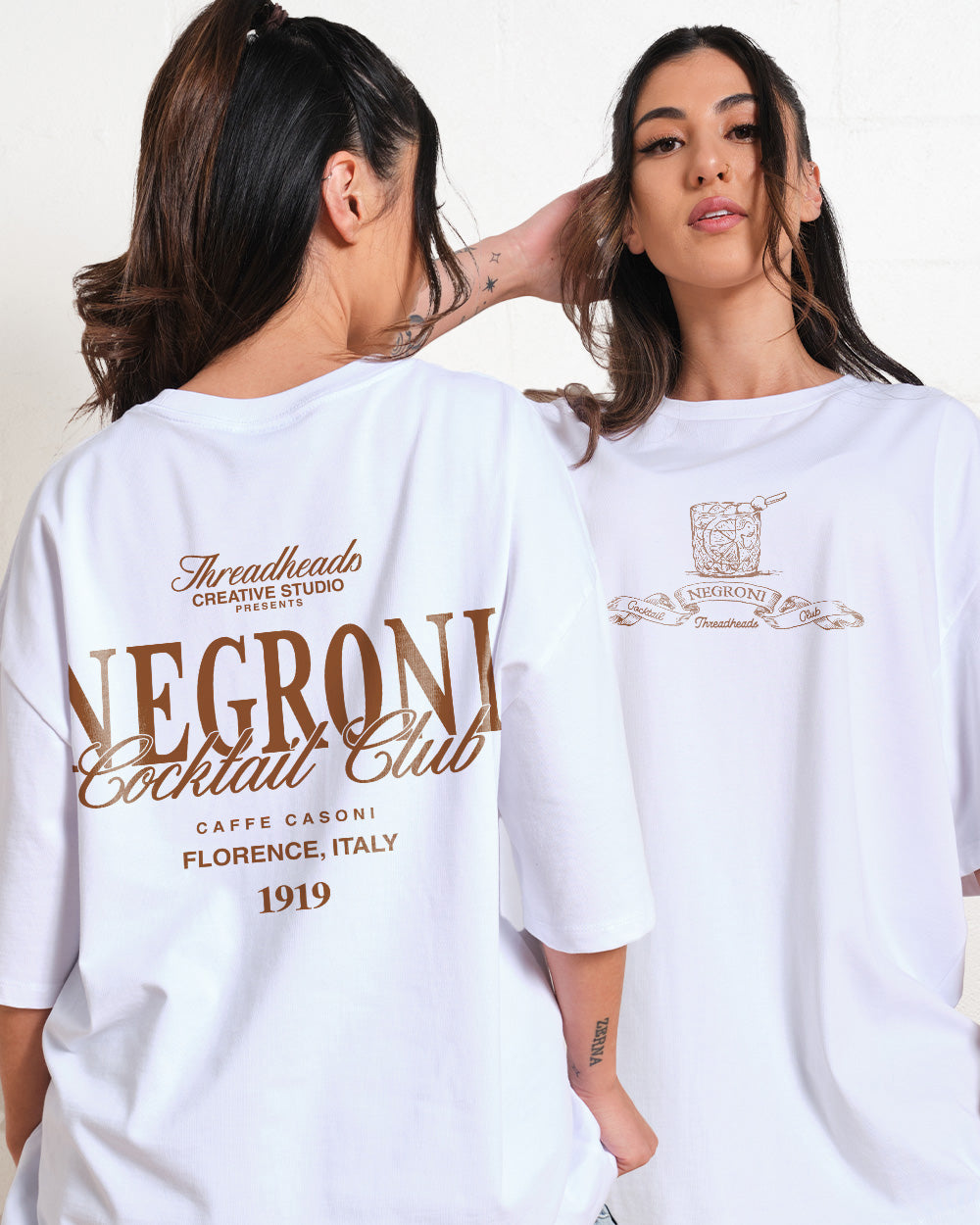 Negroni Cocktail Club Oversized Tee Online Australia