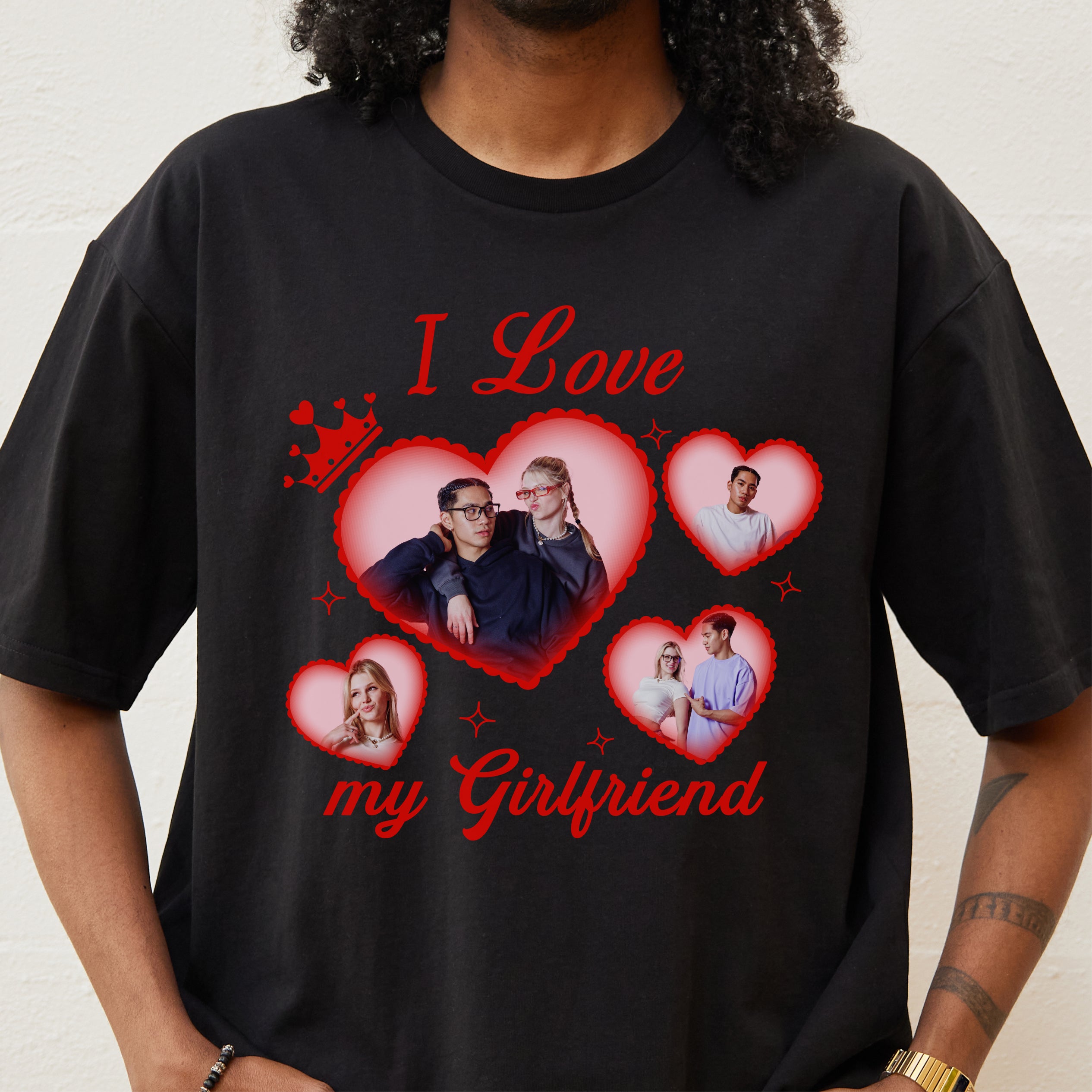 I Love My Girlfriend/Boyfriend Custom Tee Threadheads Australia Online