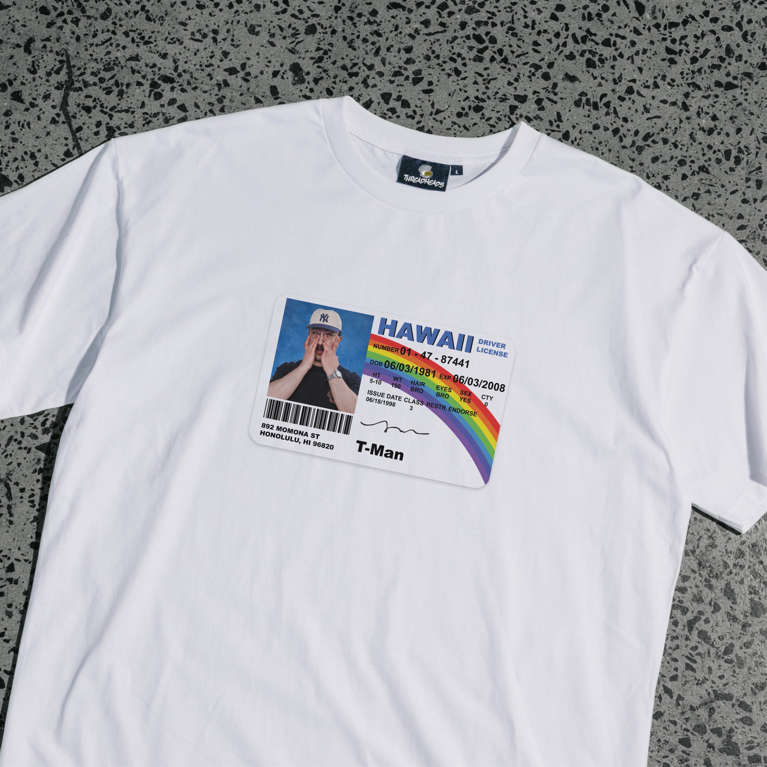 Create Your Own Custom Driver's License Tee
