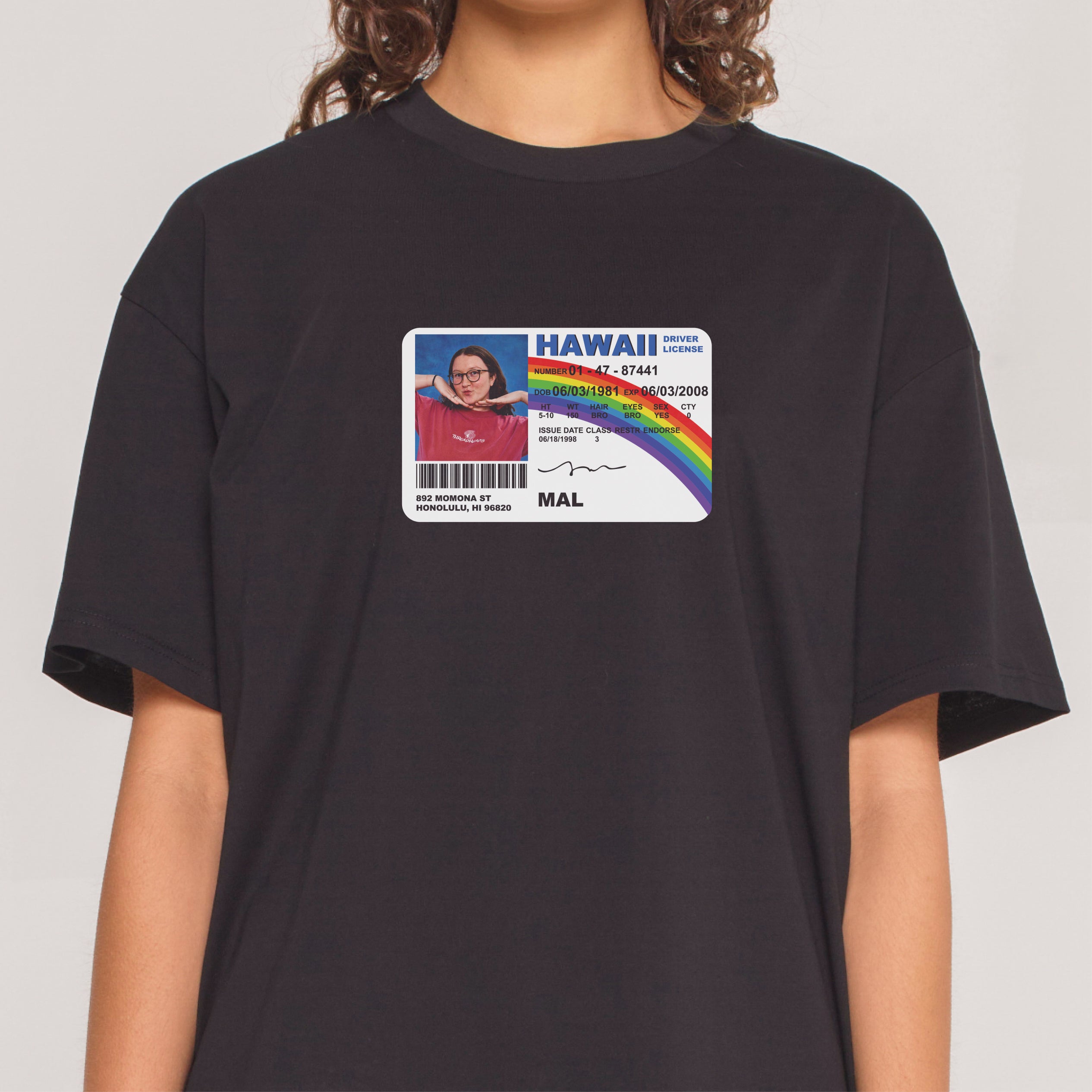 Create Your Own Custom Driver's License Tee