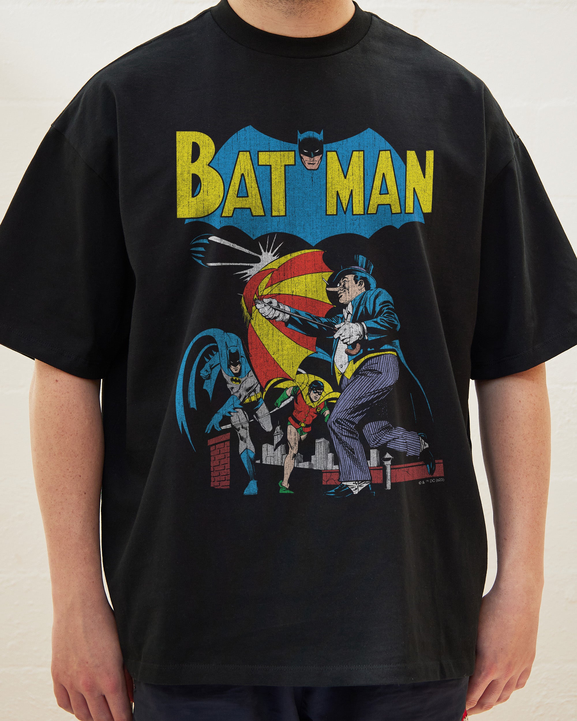 Batman & Robin vs The Penguin Oversized Tee Australia Online