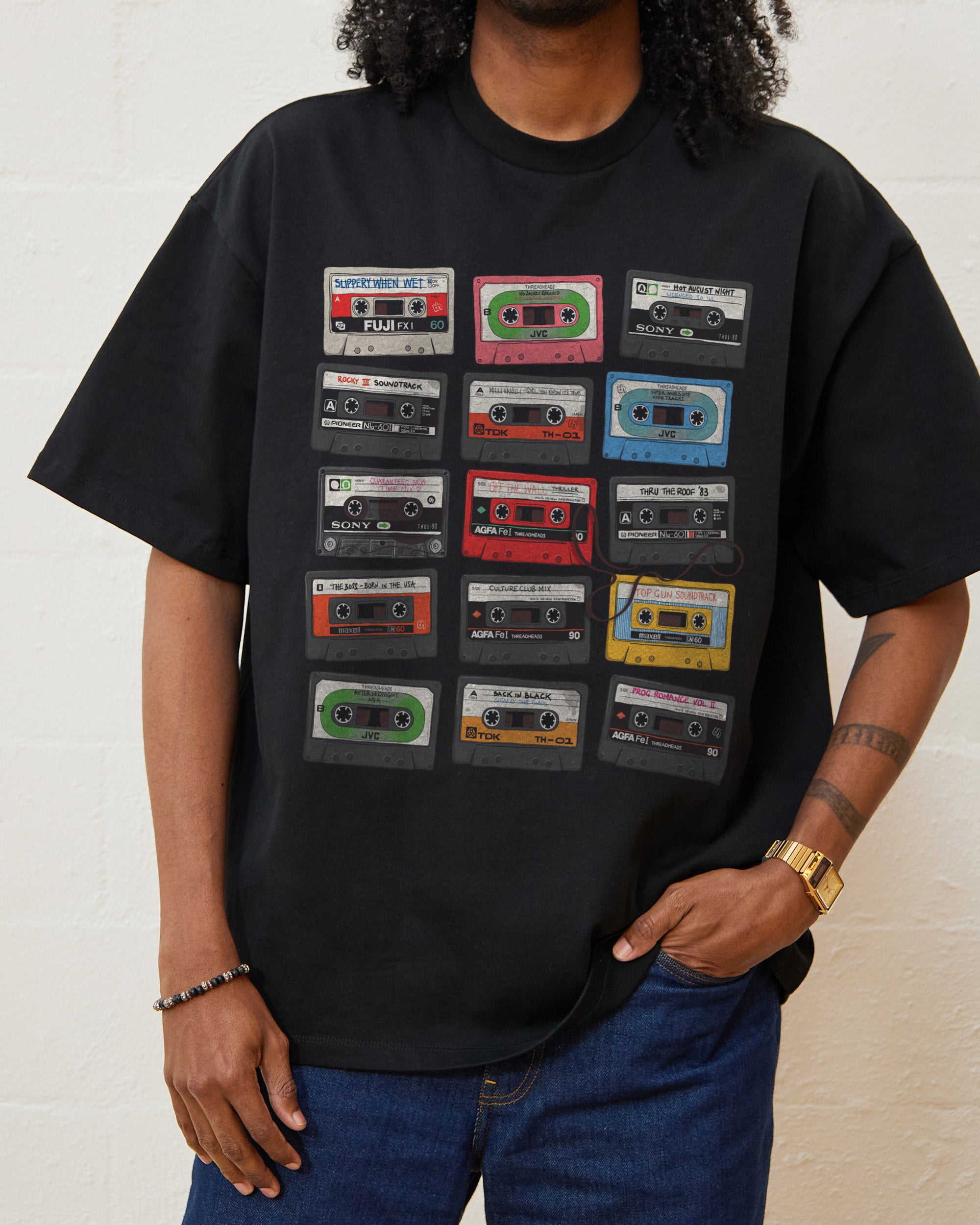Cassette Tapes Oversized Tee Australia Online