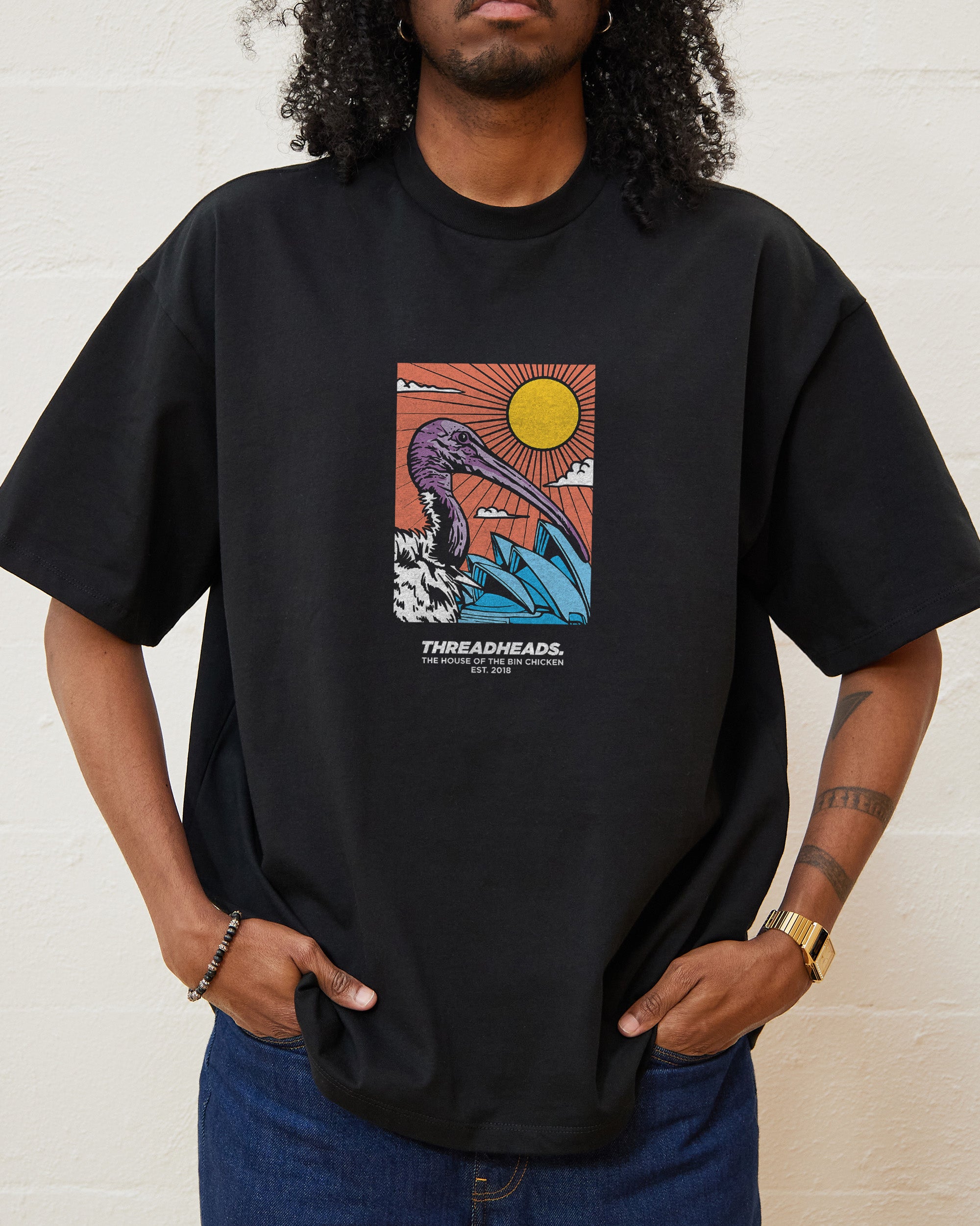 The House Of The Bin Chicken Oversized Tee Australia Online