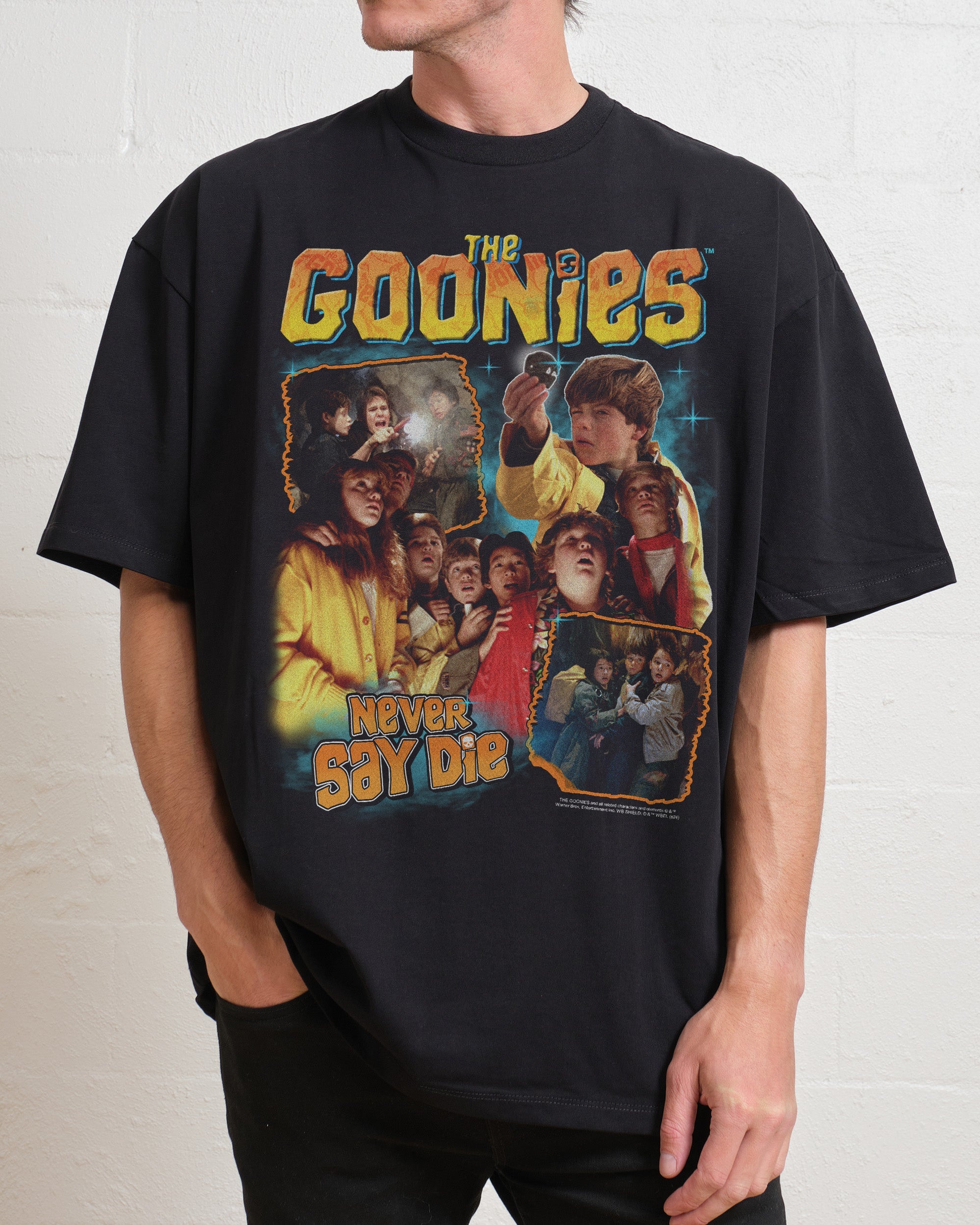 The Goonies Bootleg Oversized Tee Australia Online Black