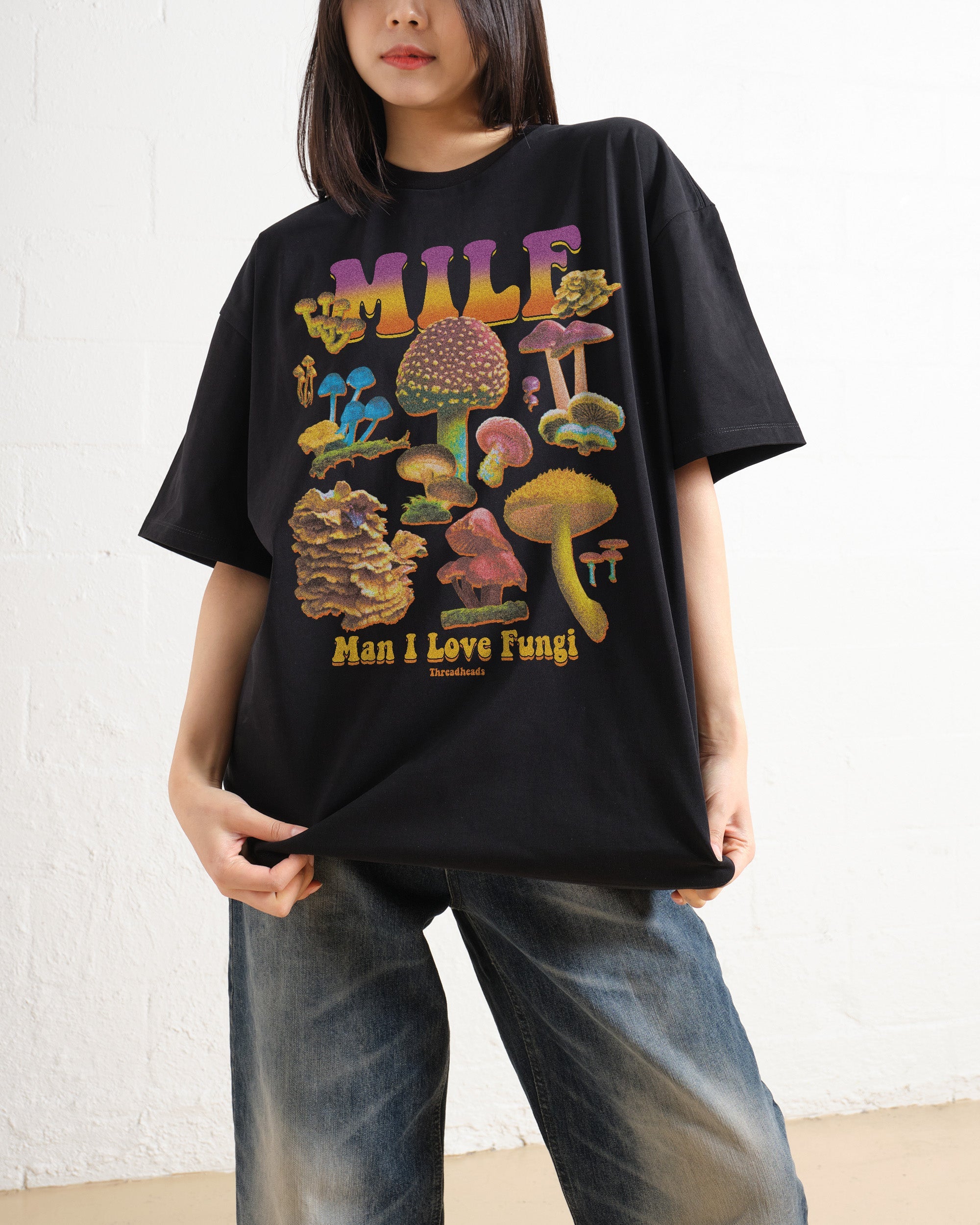 MILF Fungi Oversized Tee Australia Online Black