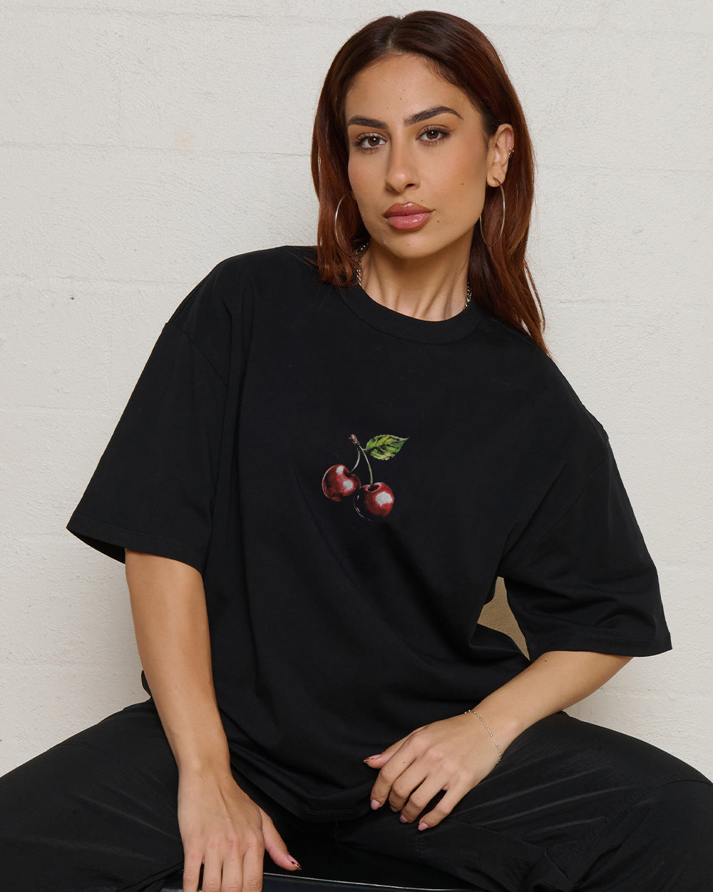 Cherry Drip Oversized Tee Online Australia
