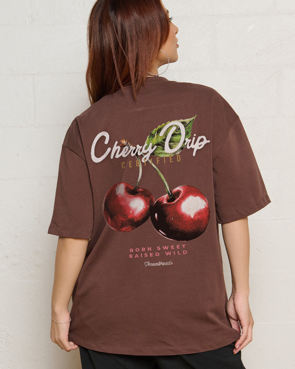 Cherry Drip Oversized Tee Online Australia