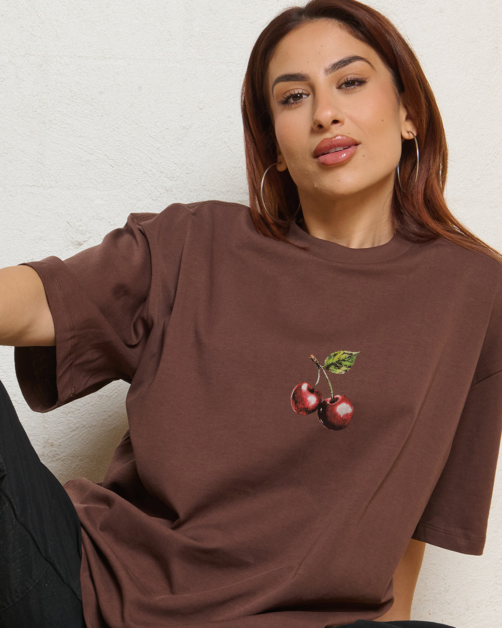 Cherry Drip Oversized Tee Online Australia