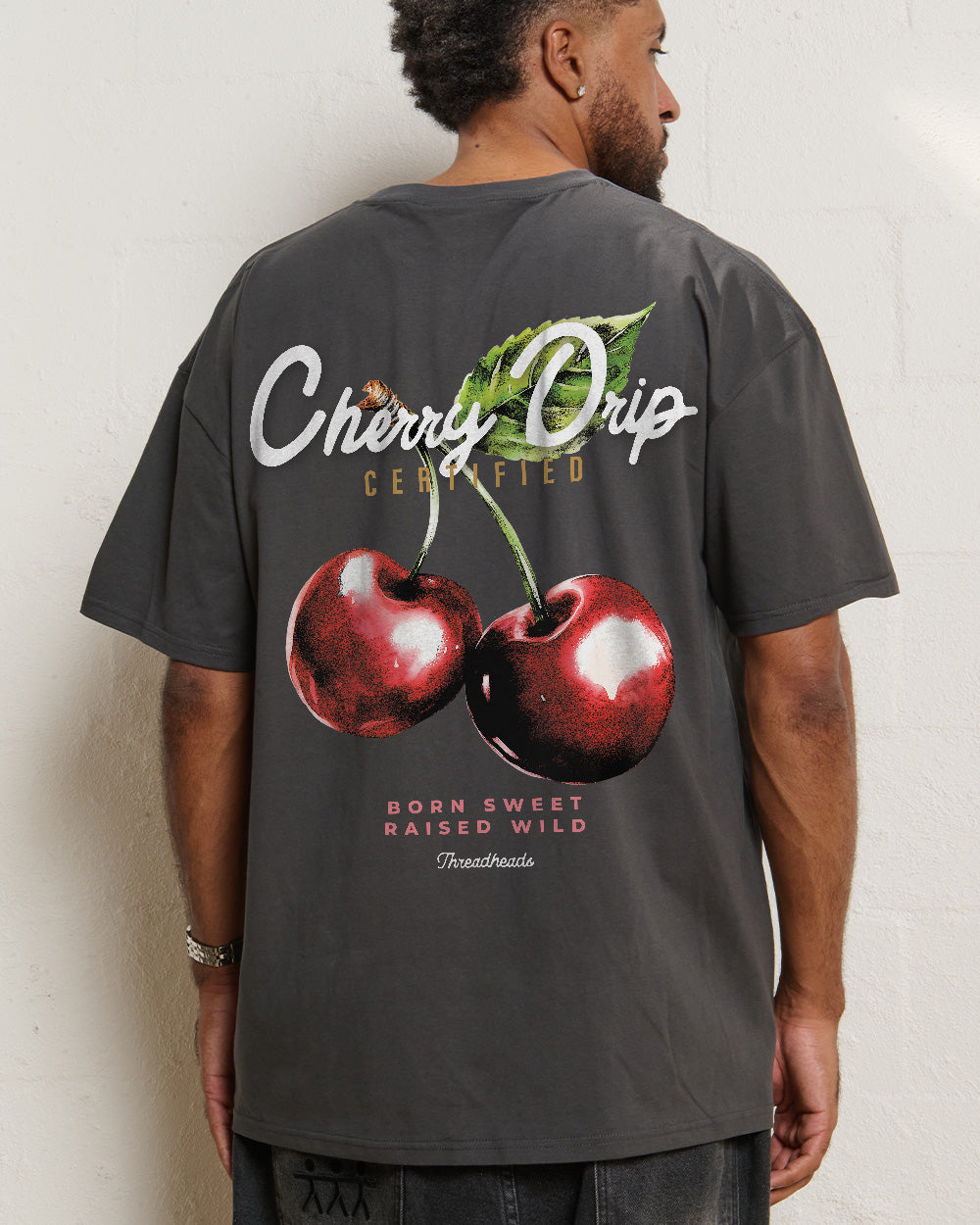 Cherry Drip Oversized Tee Online Australia