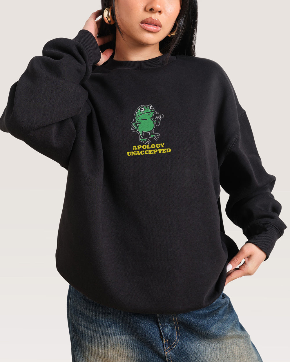 Apology Unaccepted Sweatshirt Threadheads Australia Online