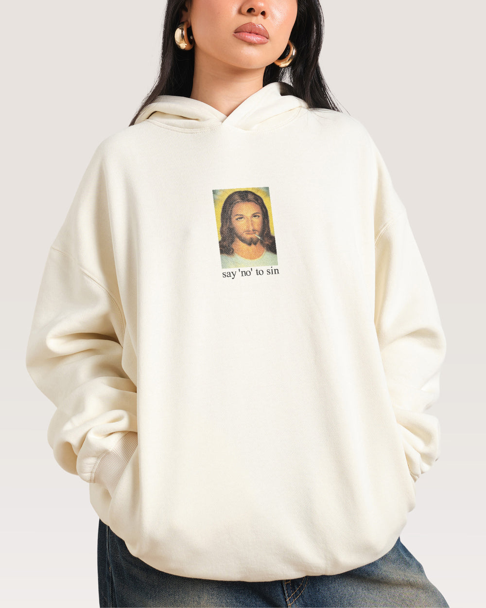 Say No to Sin Hoodie Threadheads Australia Online