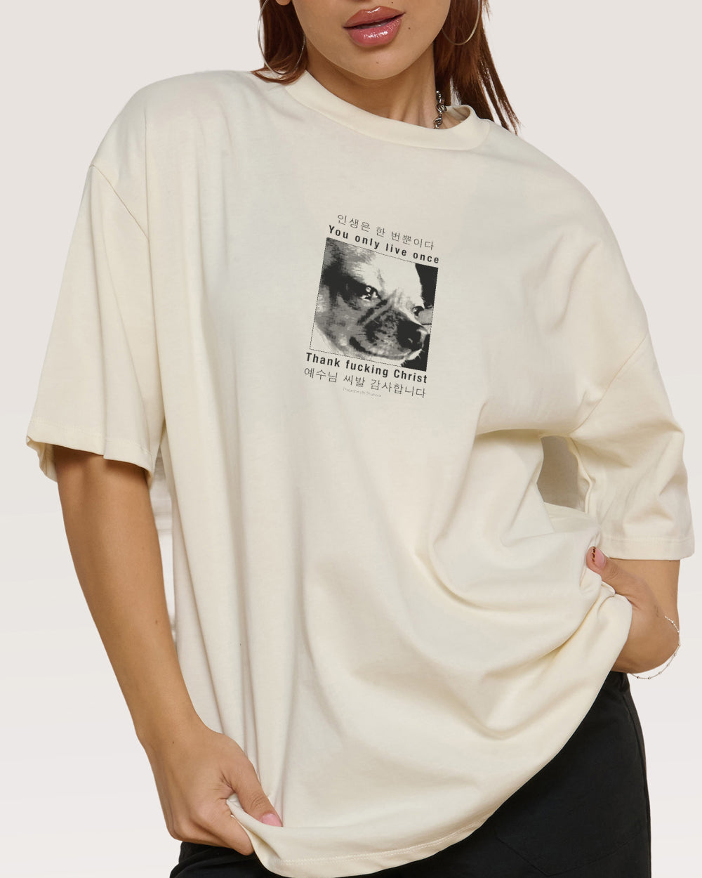 You Only Live Once Oversized Tee Threadheads Australia Online