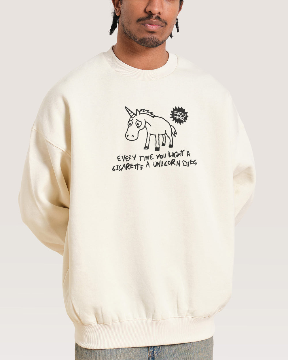 Sad Unicorn Sweatshirt Threadheads Australia Online