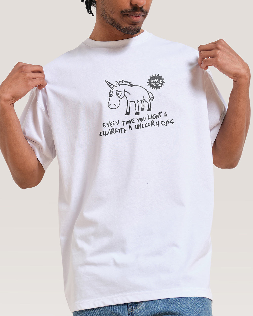 Sad Unicorn T-Shirt Threadheads Australia Online
