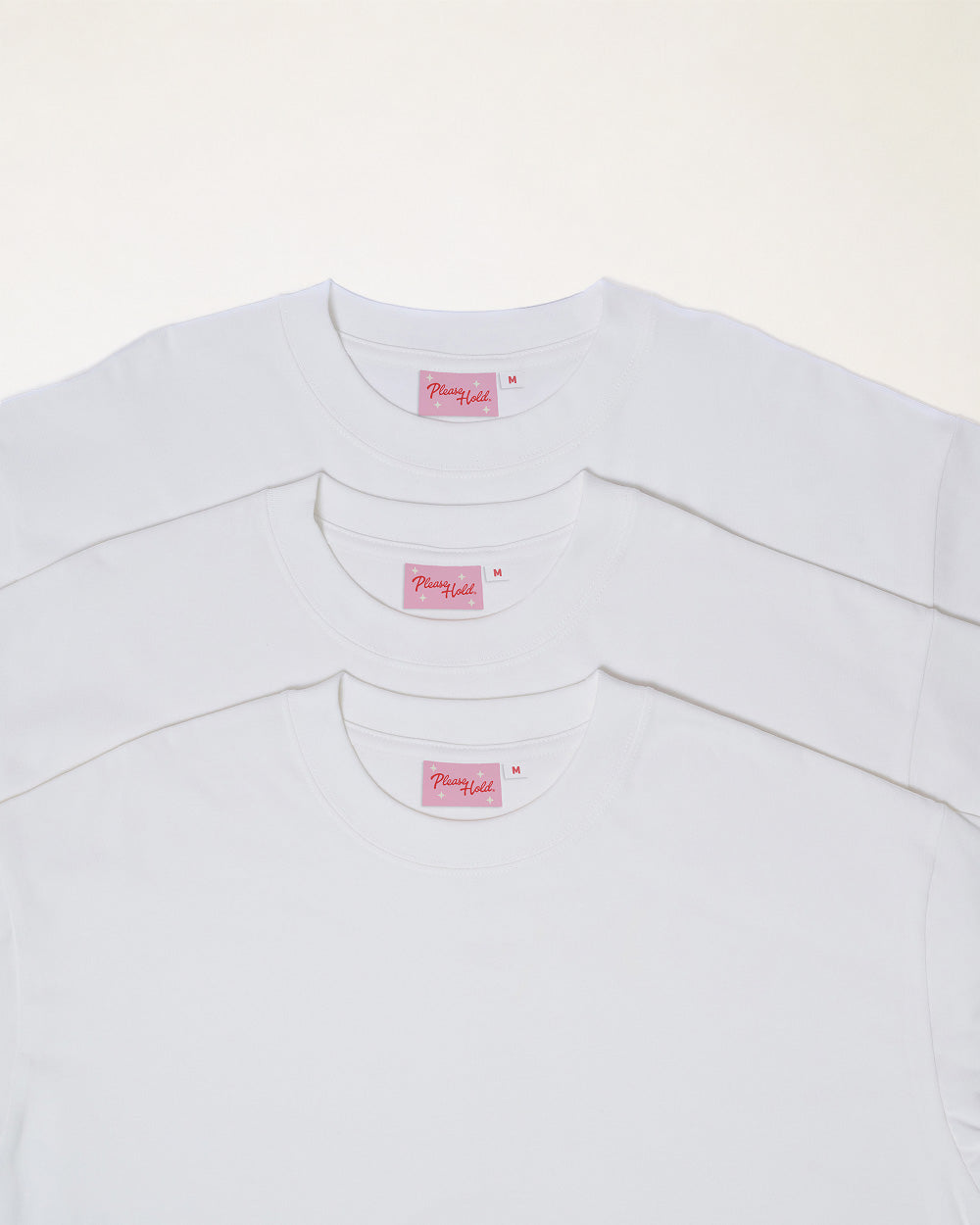 Boxy Crop Tee 3-Pack: White