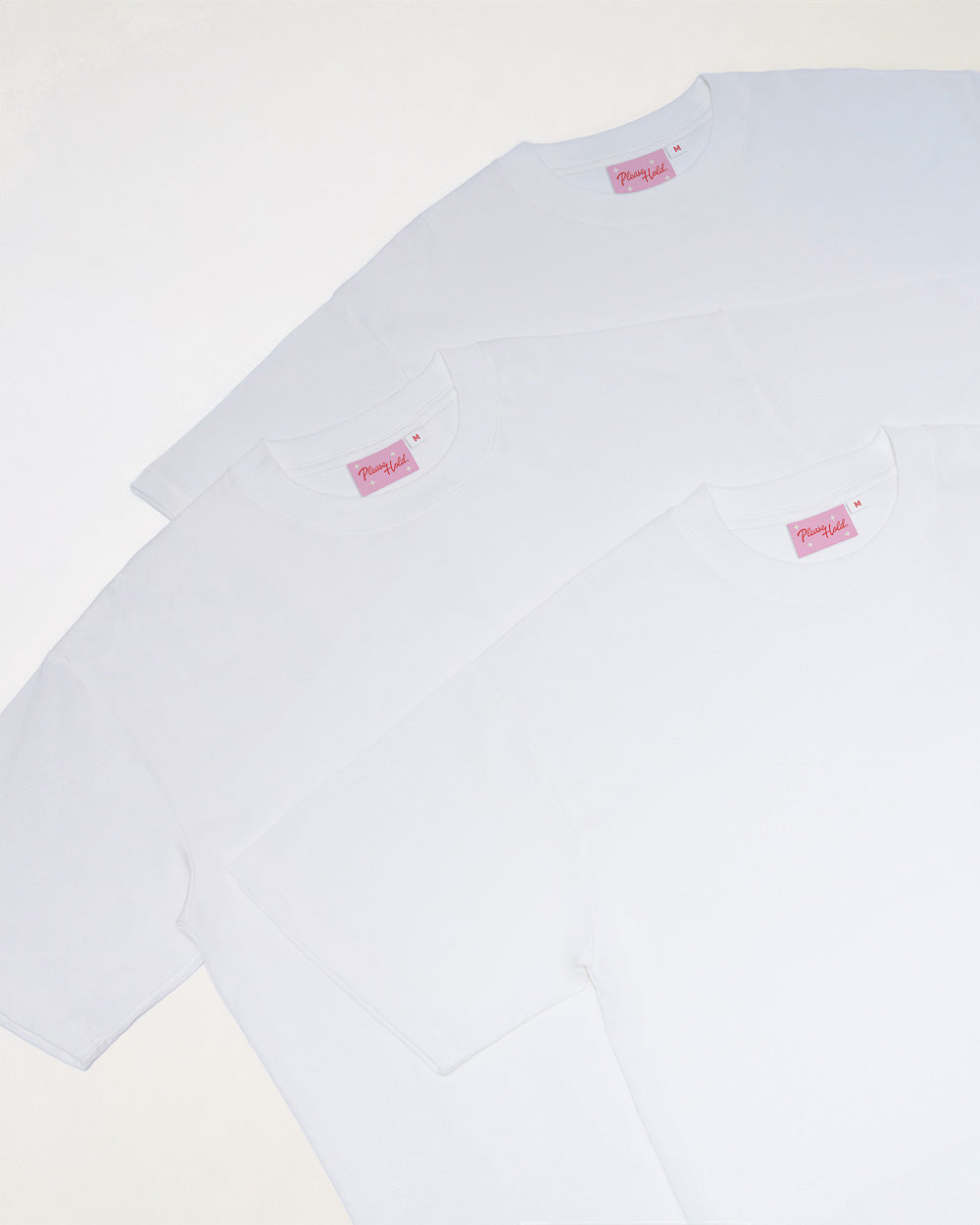 Boxy Crop Tee 3-Pack: White