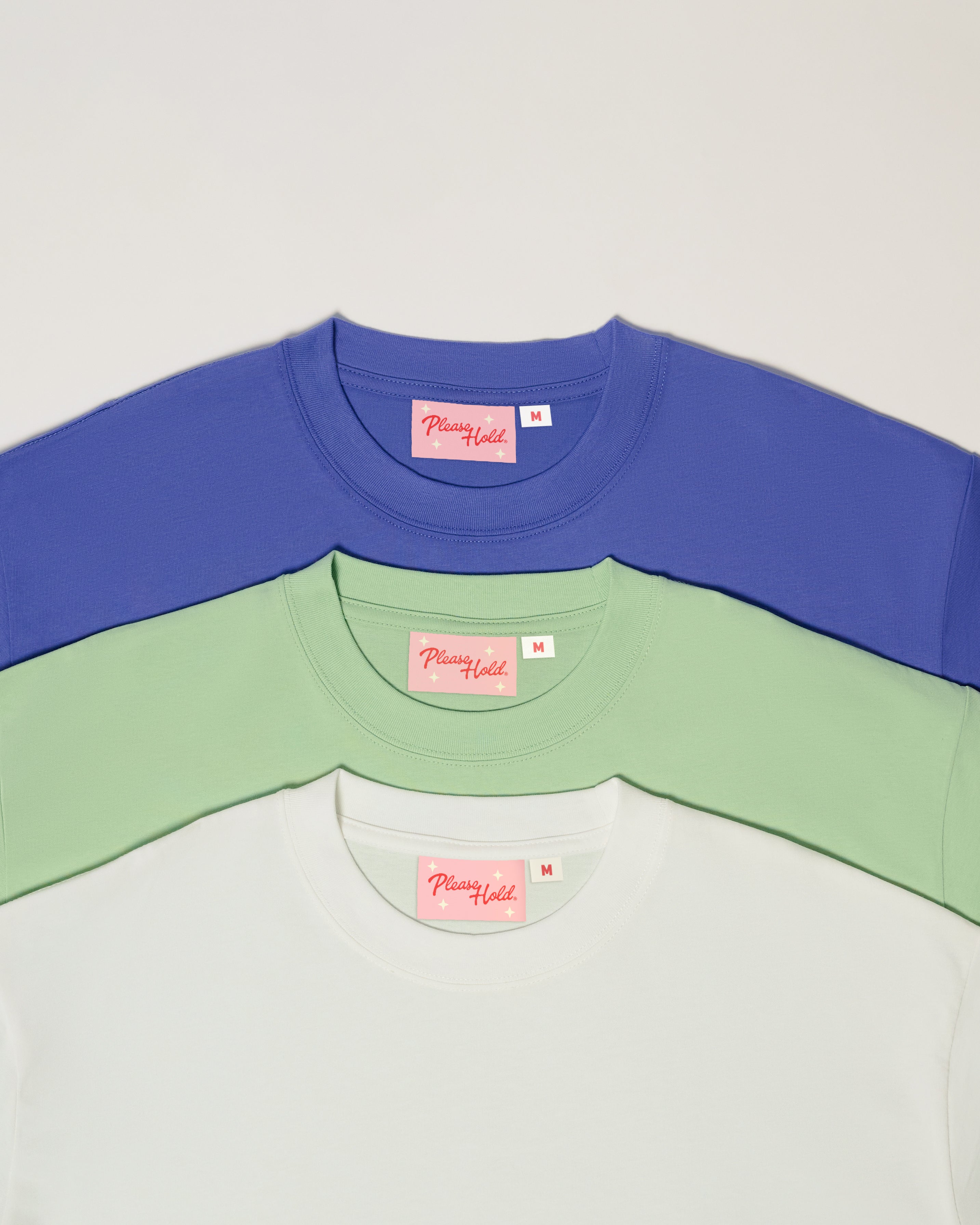 Boxy Crop Tee 3-Pack: Dusk, Pistachio, White