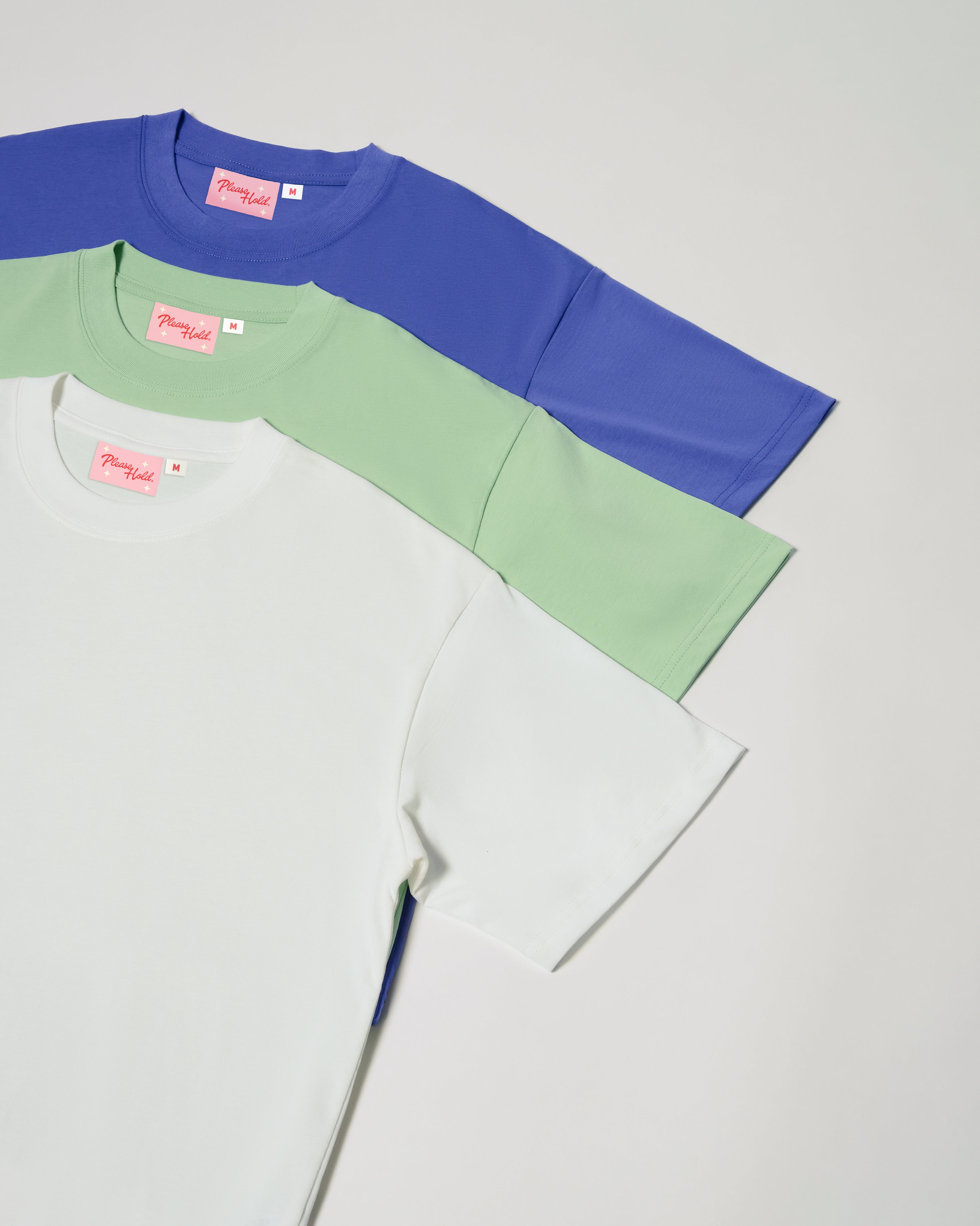 Boxy Crop Tee 3-Pack: Dusk, Pistachio, White