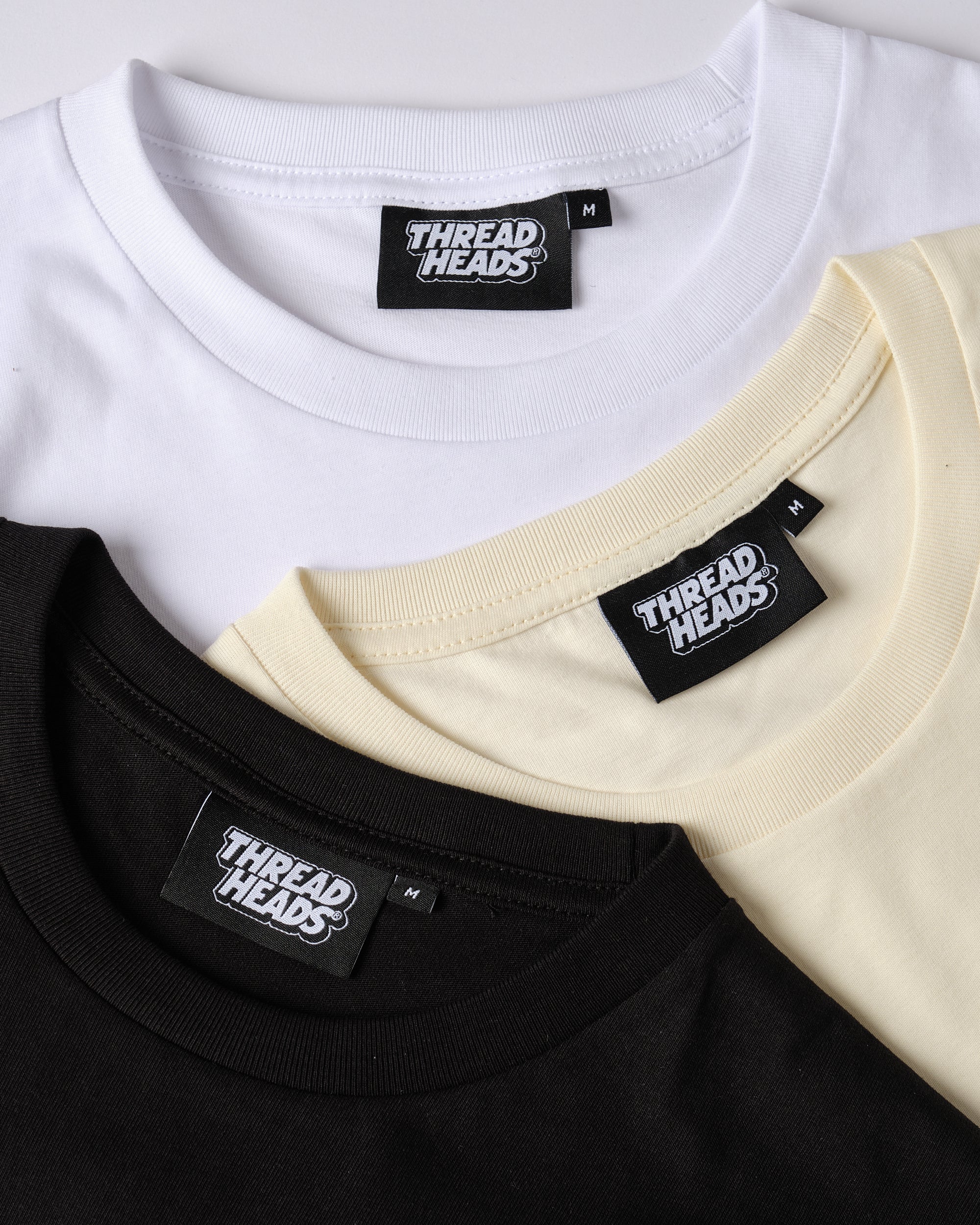 Classic Tee 3-Pack: Black, Natural & White