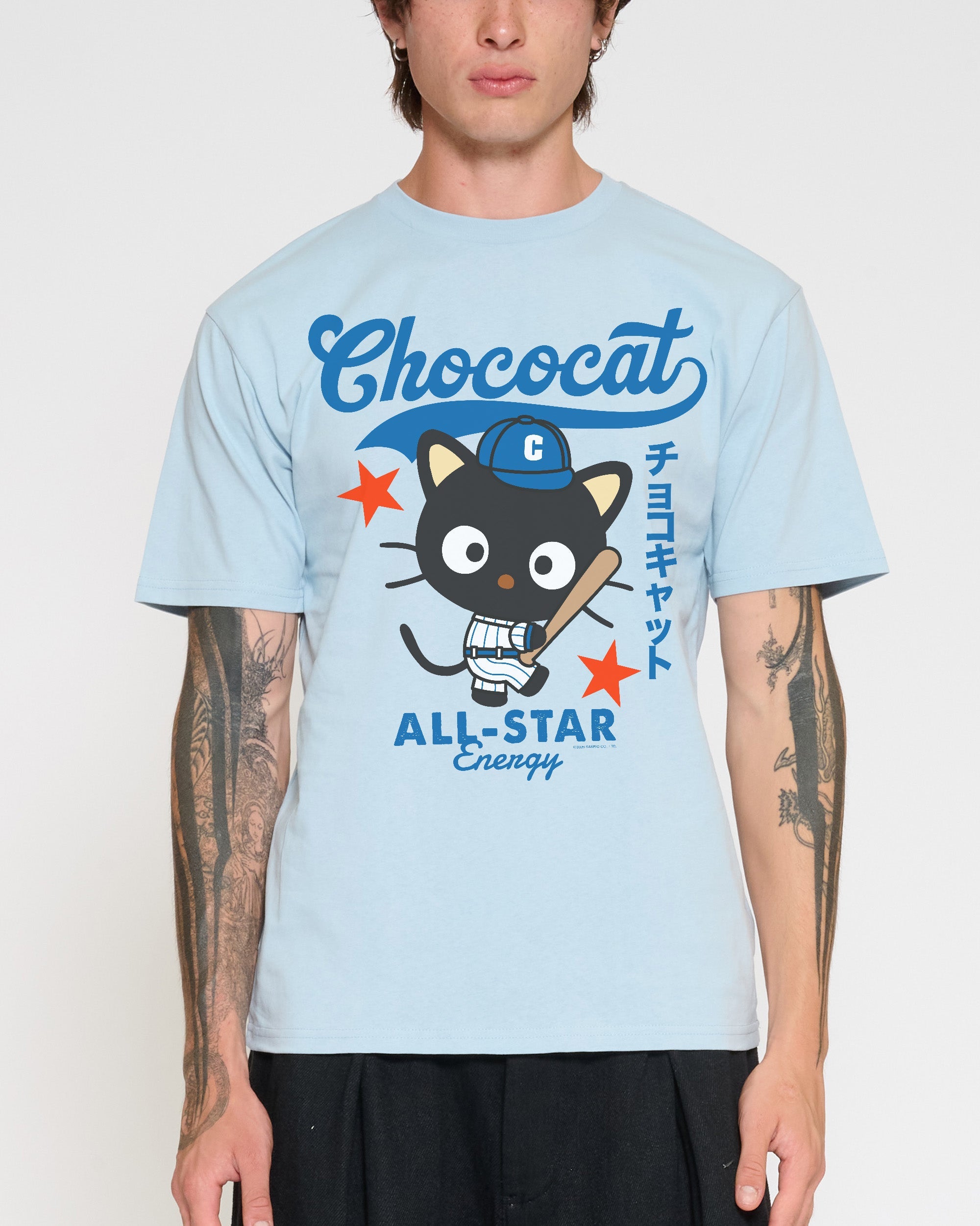 Chococat Baseball T-Shirt Official Hello Kitty and Friends collab Threadheads