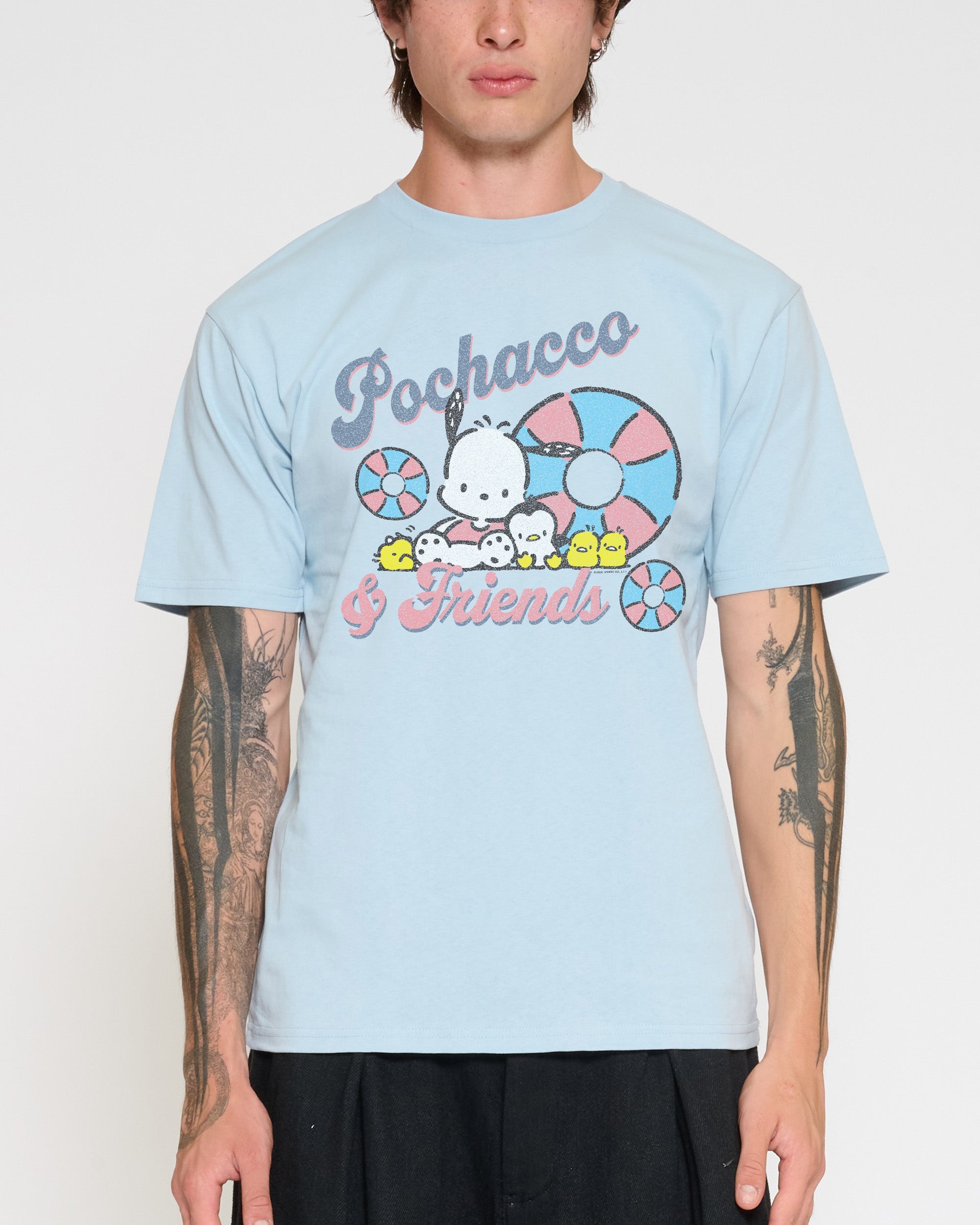 Pochacco Summer T-Shirt Official Hello Kitty and Friends collab Threadheads