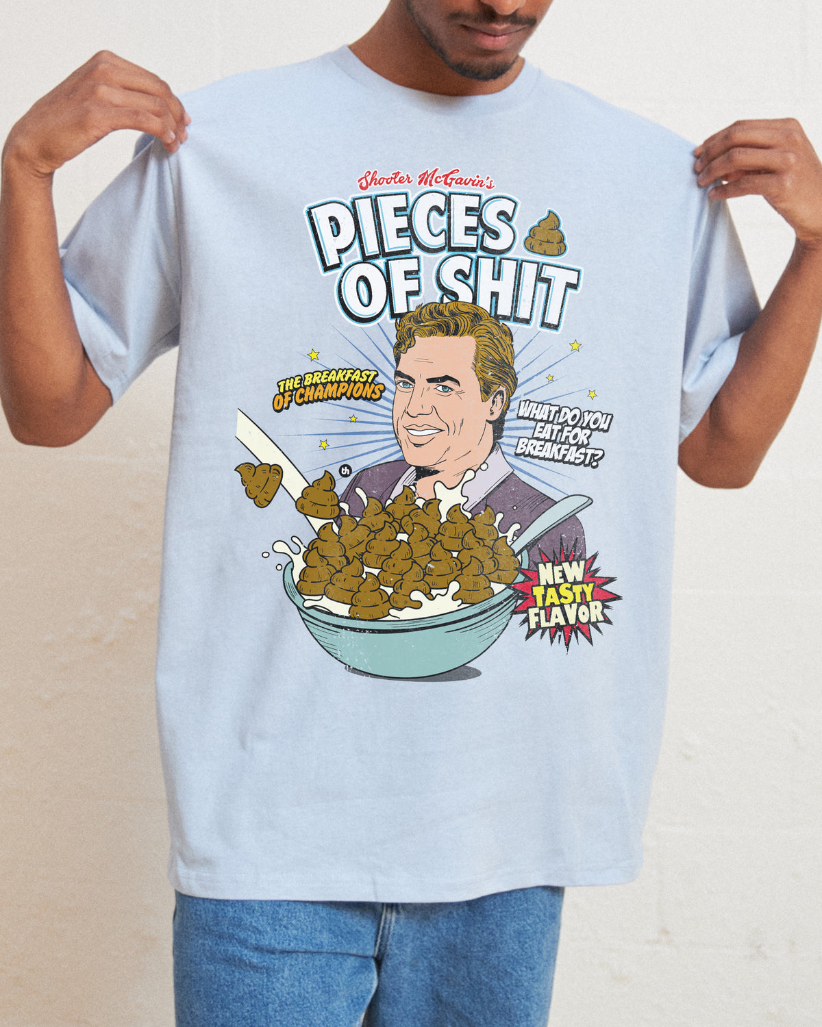Pieces of Shit Cereal T-Shirt | Movie Graphic T-Shirt
