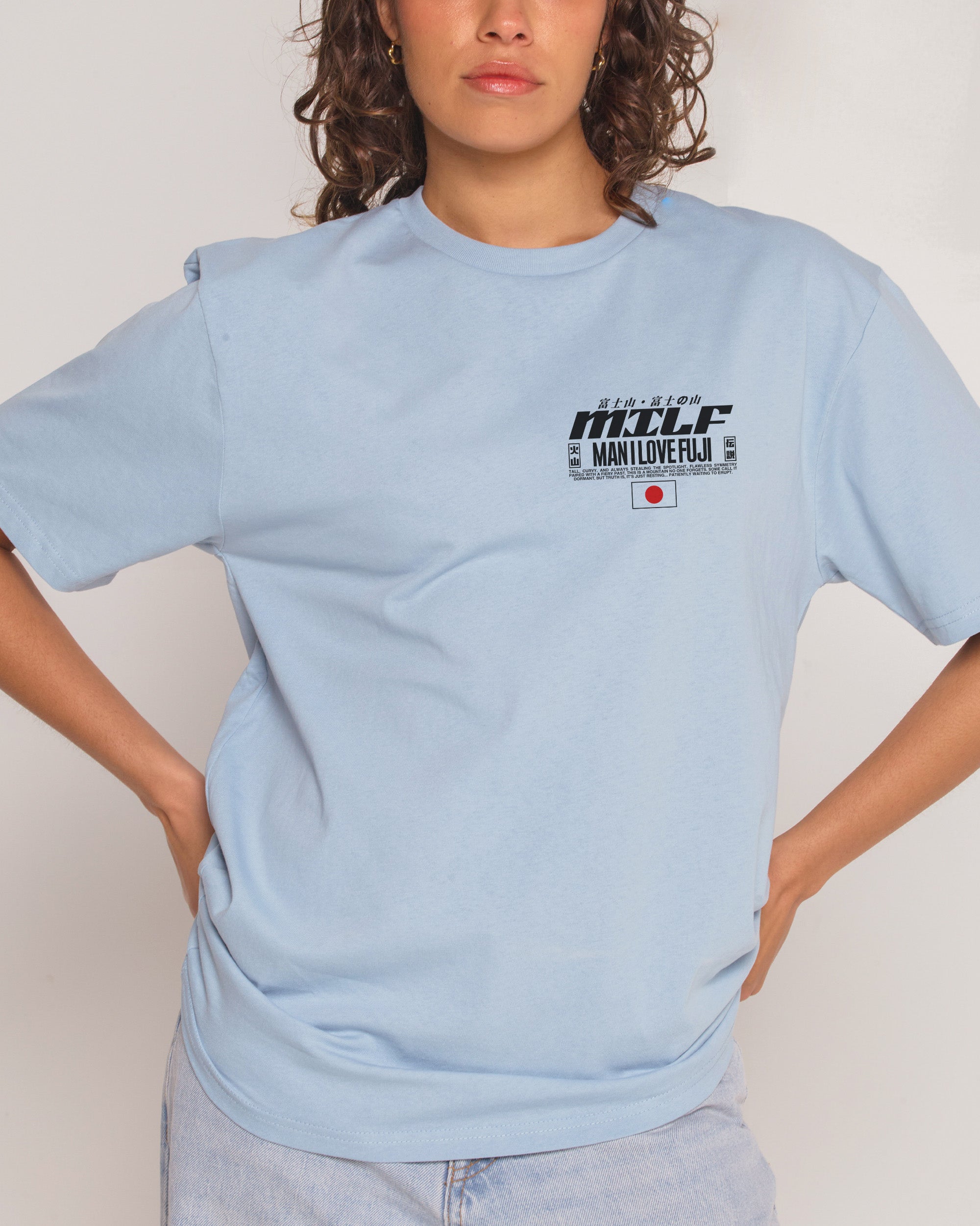 MILF Fuji Pale Blue T-Shirt