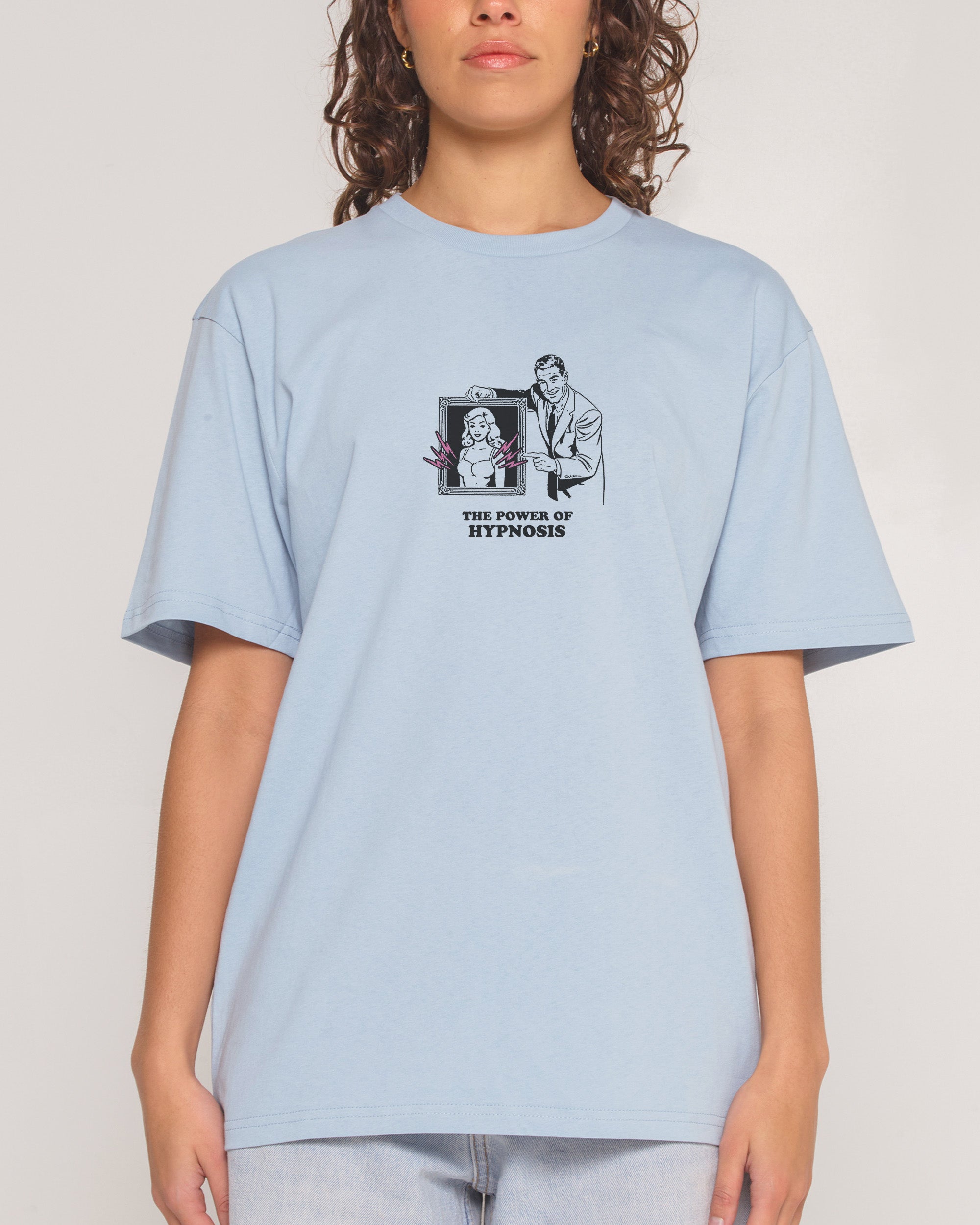The Power of Hypnosis Pale Blue T-Shirt